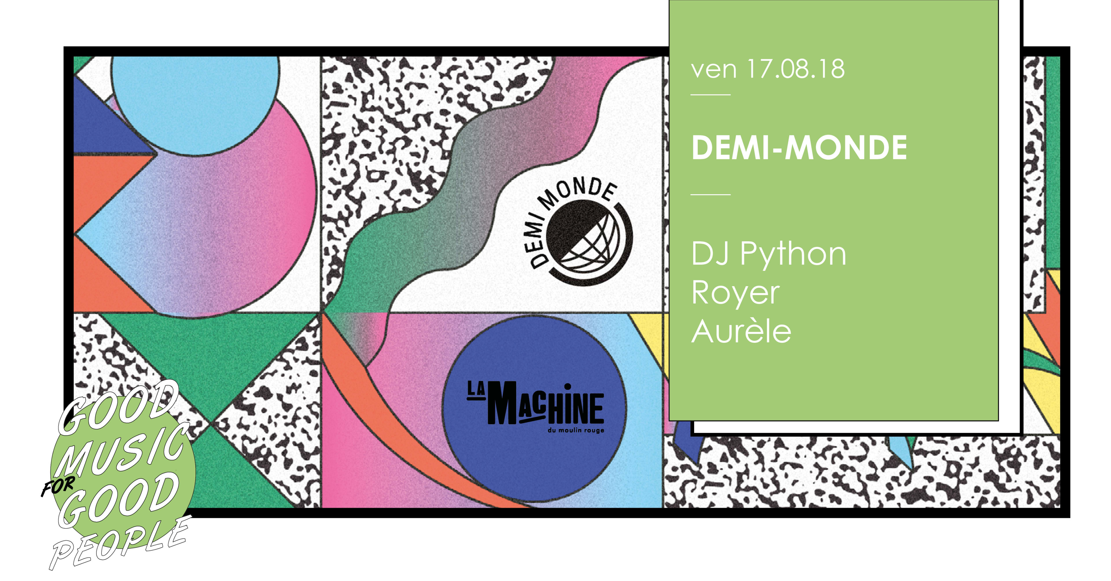 Demi-Monde : Dj Python • Royer • Aurèle Cover