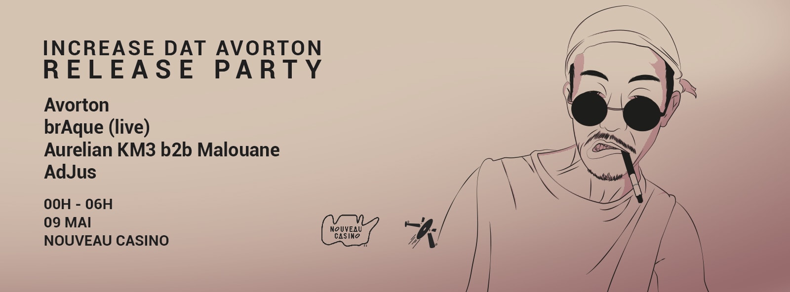 Avorton Increase Dat W/ Braque (Live), Aurelian B2b Malouane Cover