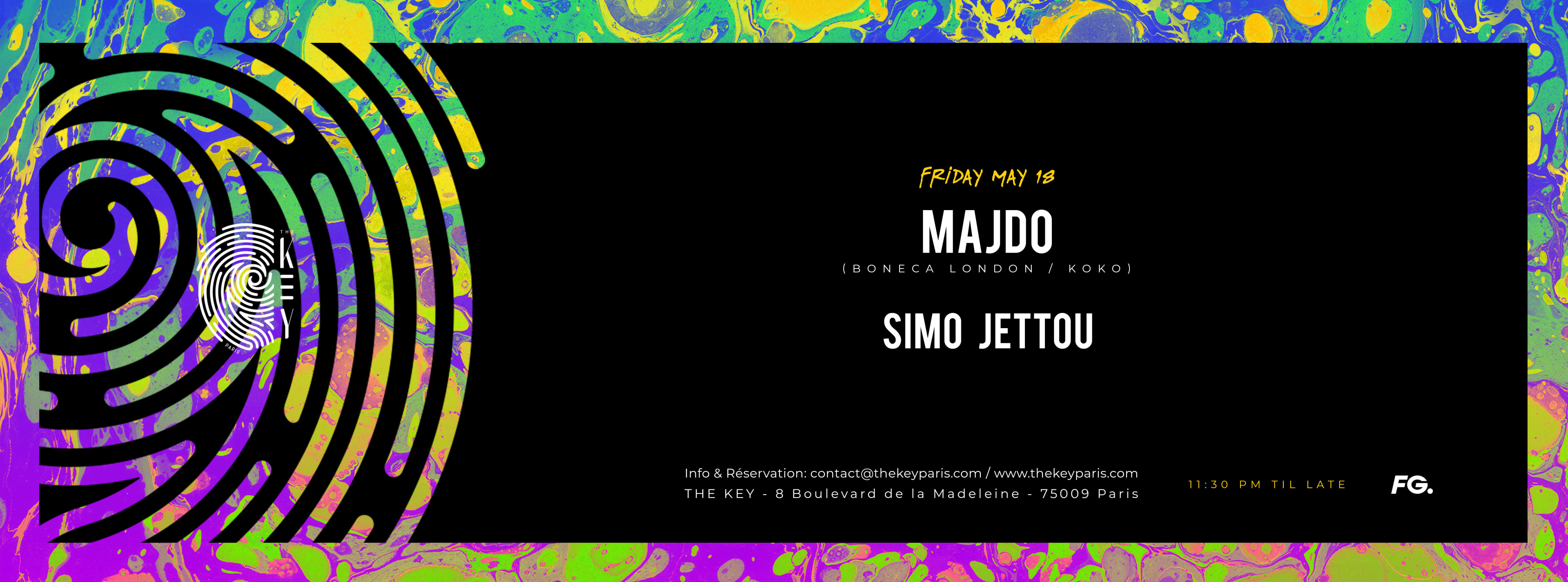 The Key Presents : Majdo, Simo Jettou Cover