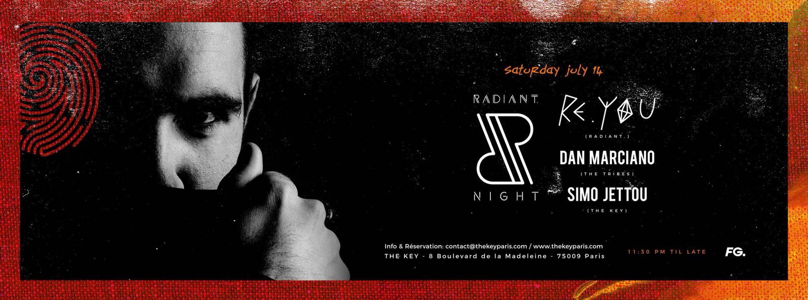 The Key X Radiant. Night : Re.You, Dan Marciano, Simo Jettou Cover