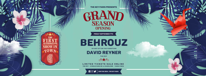  Grand Season Opening With Behrouz & David Reyner  Cover