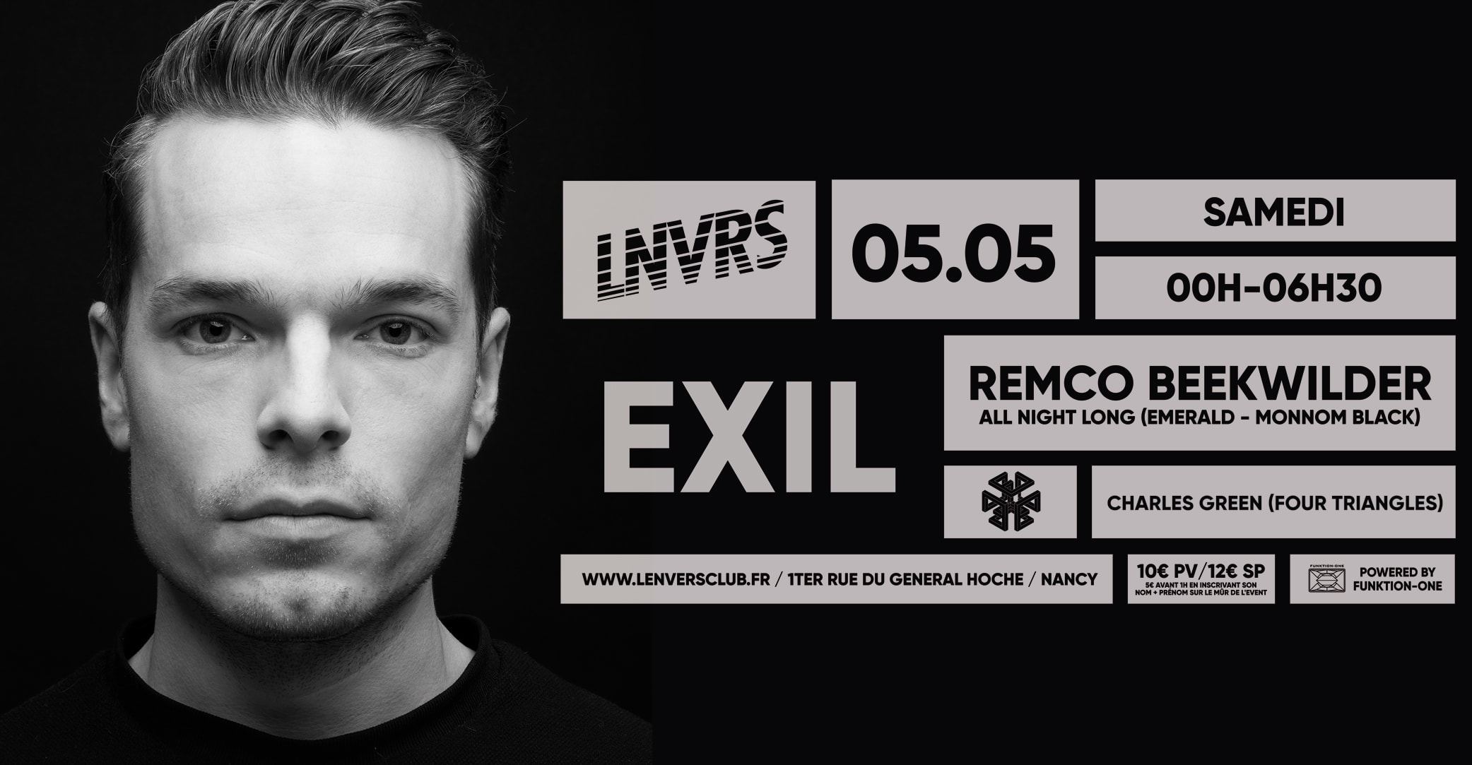 Exil / Remco Beekwilder All Night Long / Lnvrs Cover