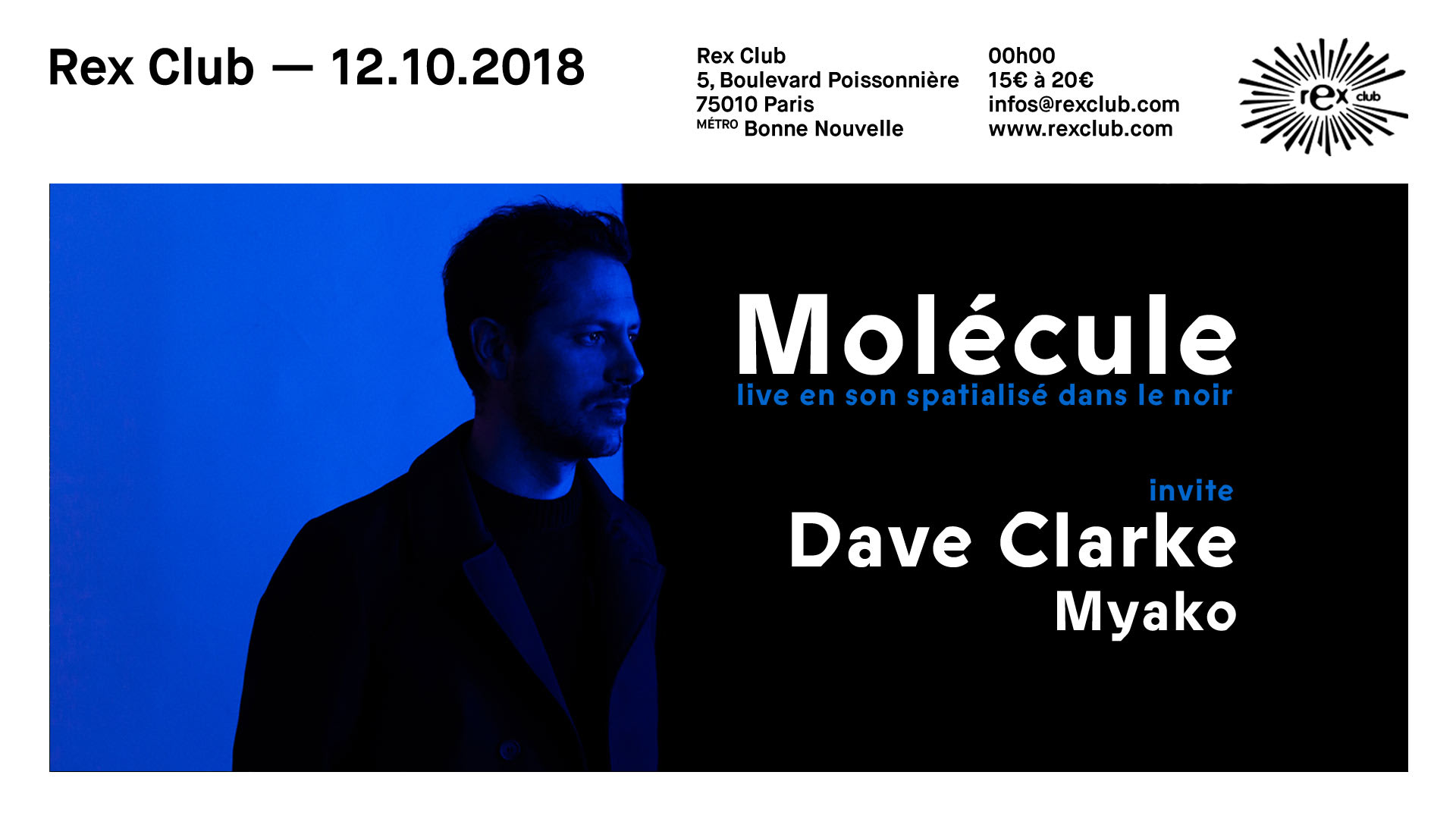 Molécule Live En Son Spatialisé Dans Le Noir Avec Dave Clarke & Myako Cover