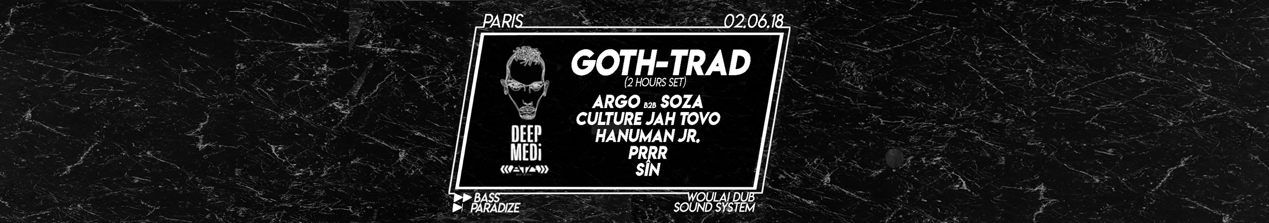 Bass Paradize : Goth-Trad ◇ Woulai Dub Sound System Cover
