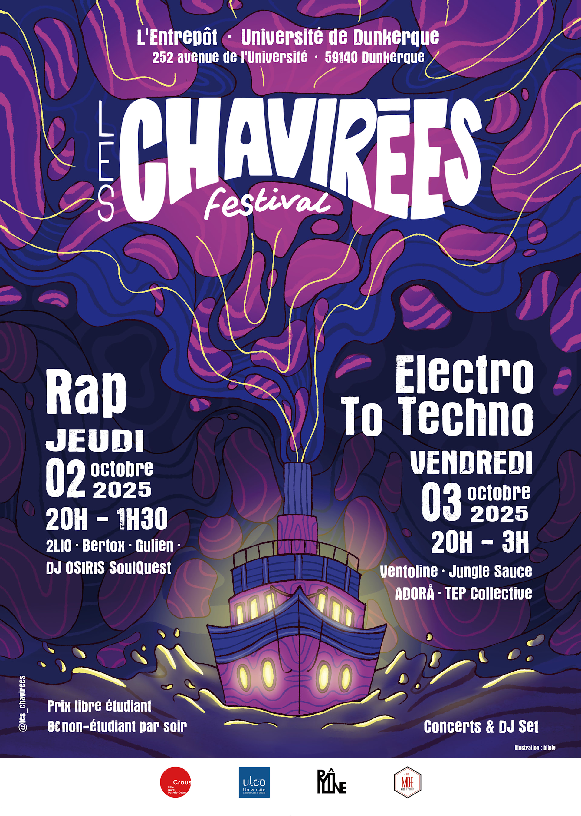 Festival-Les Chavirées 2025 Cover