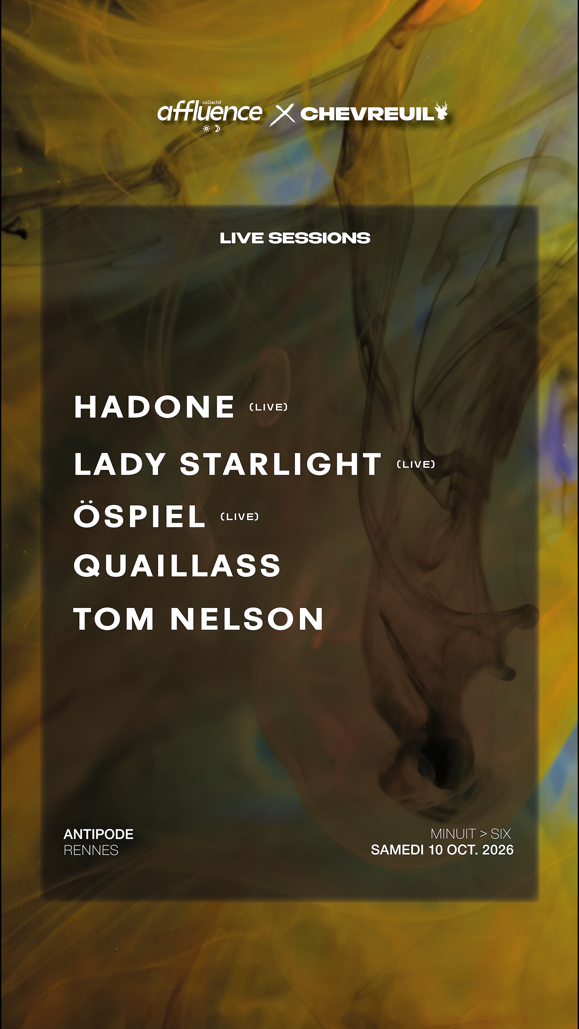 Affluence X Chevreuil • Hadone, Lady Starlight, Ospiel.. Cover