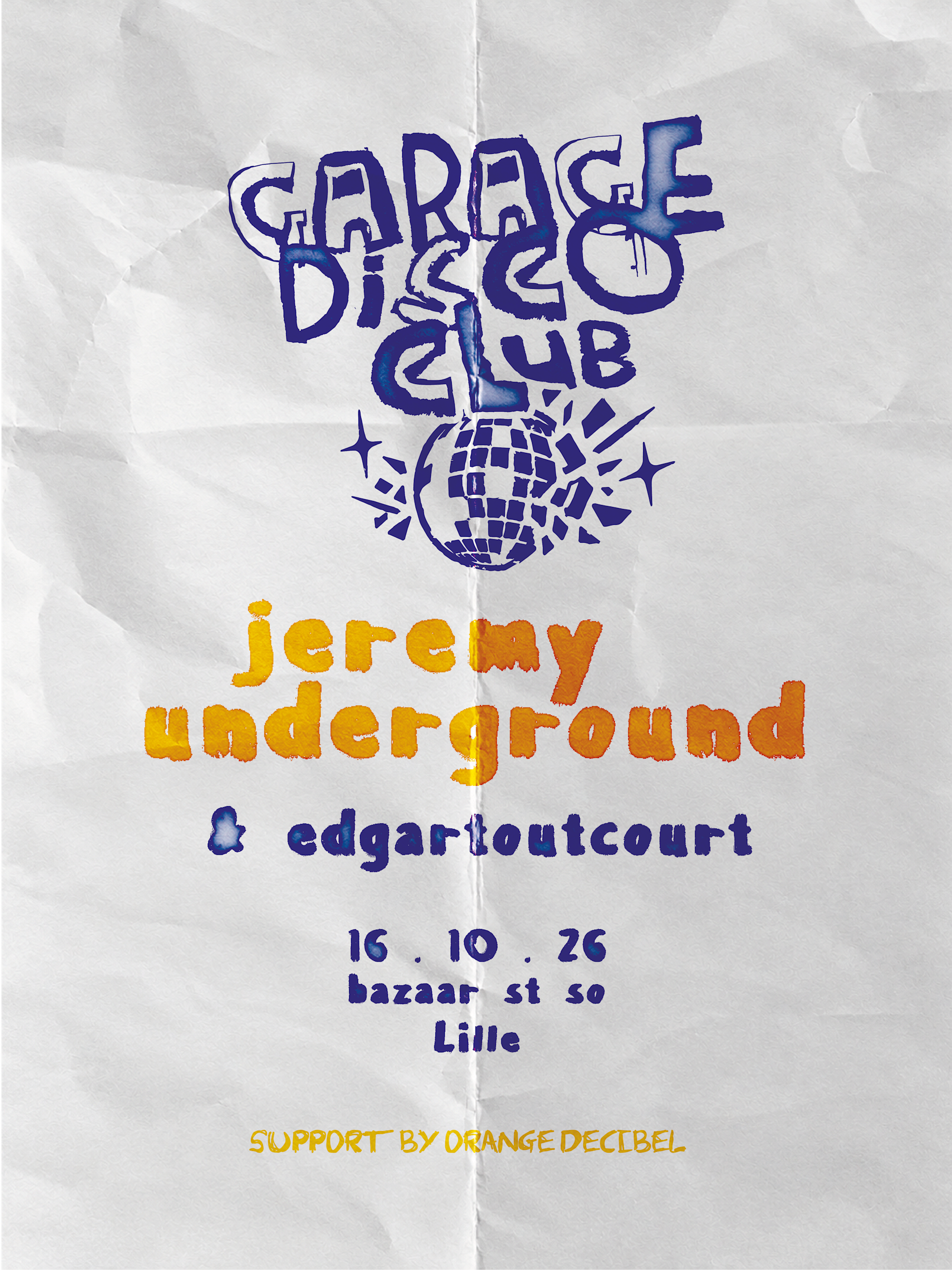 Garage Disco Club Vol. 5 - Jeremy Underground Cover