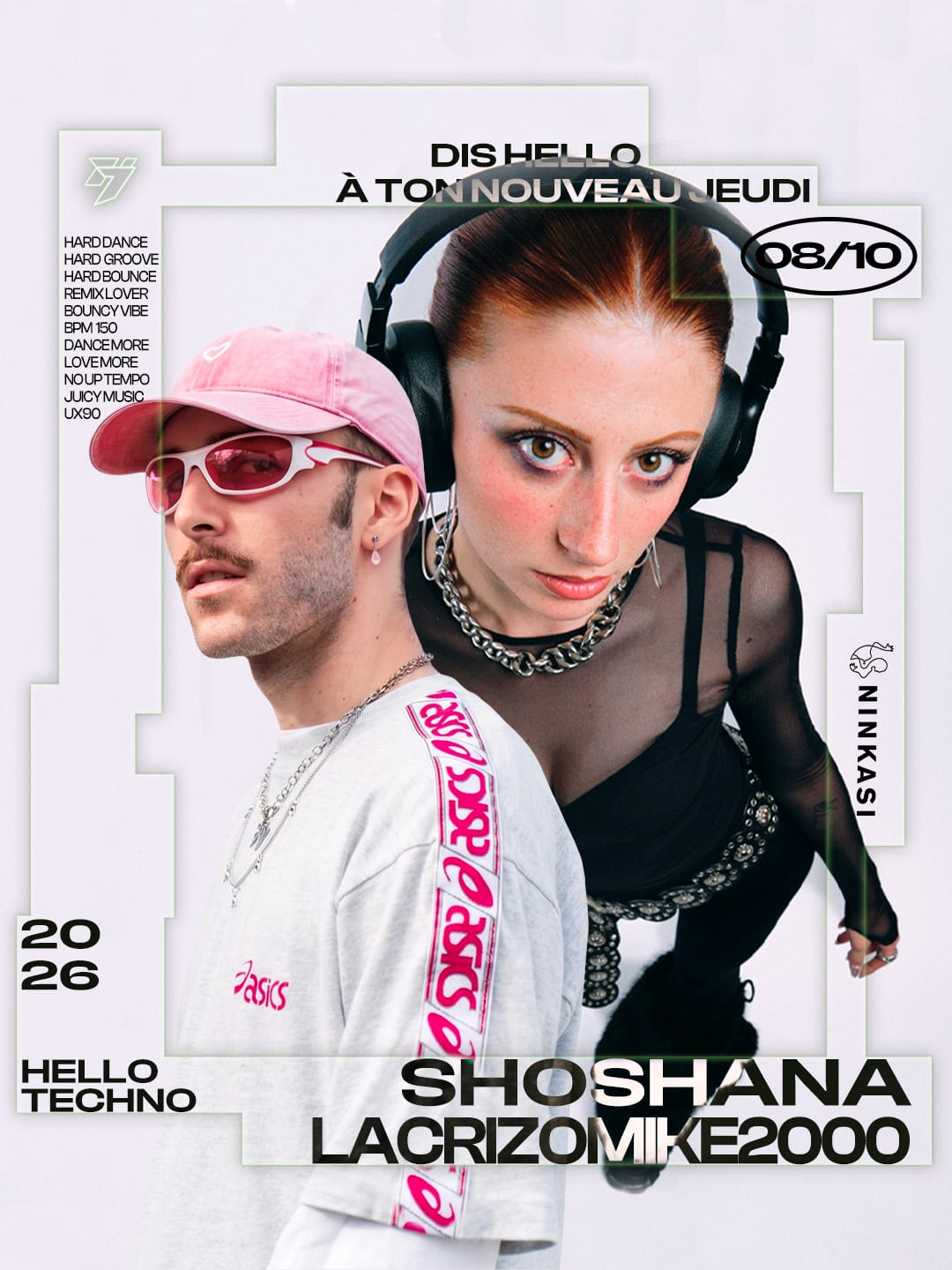 Hello Techno : Lacrizomike2000, Shoshana Cover