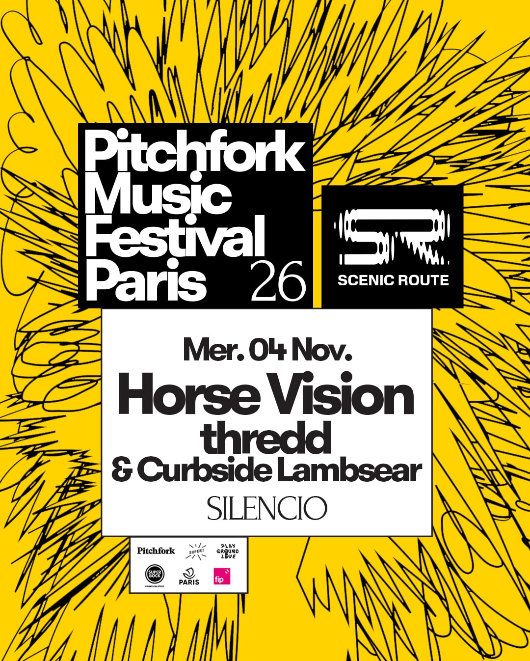 Pitchfork 26: Horse Vision, Thredd, Curbside Lambsear Cover