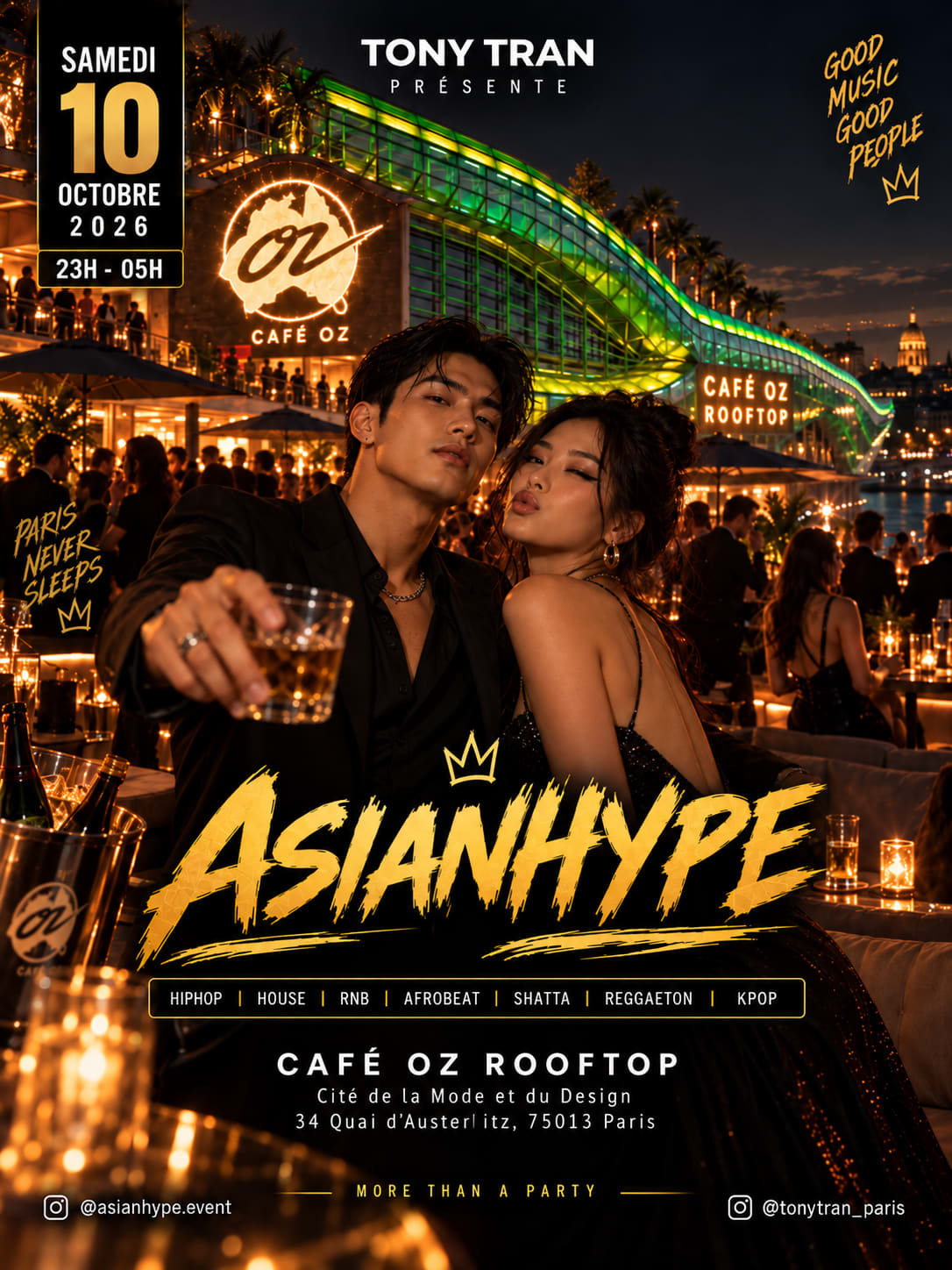 Asianhype X Café Oz Rooftop Cover