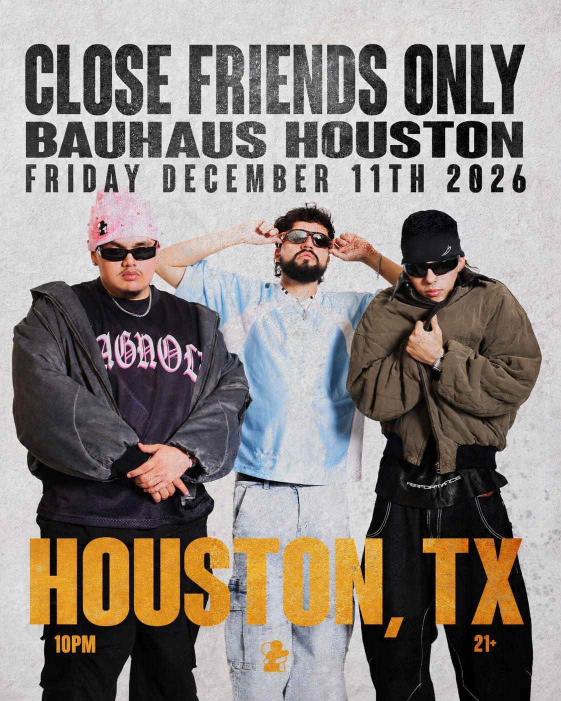 Close Friends Only: Winter Tour Cover