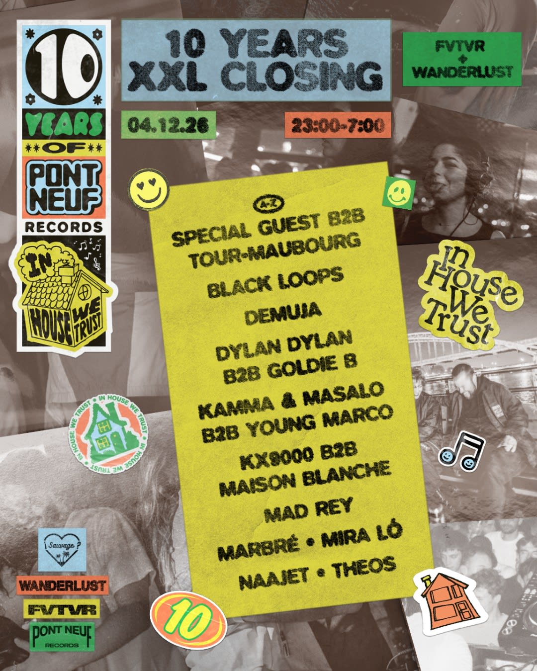 Pont Neuf 10 Years Xxl Closing Cover