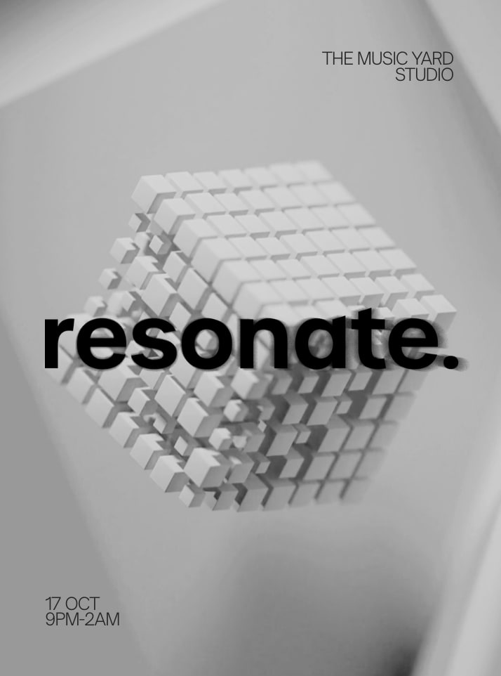 Resonate. @ Music Yard Studio Cover