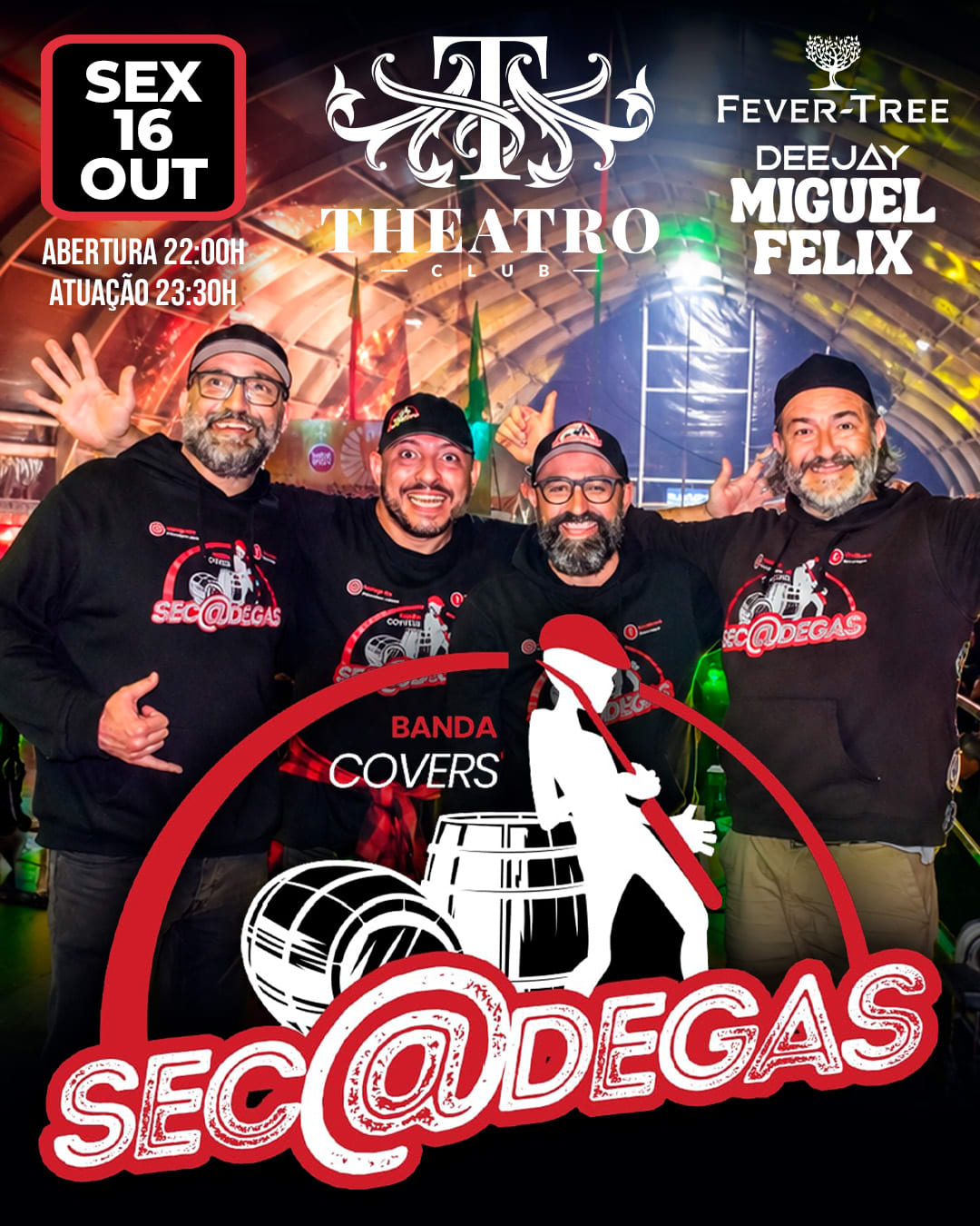 🎸 Sec@Degas Ao Vivo No Theatro Club 🔥 Cover