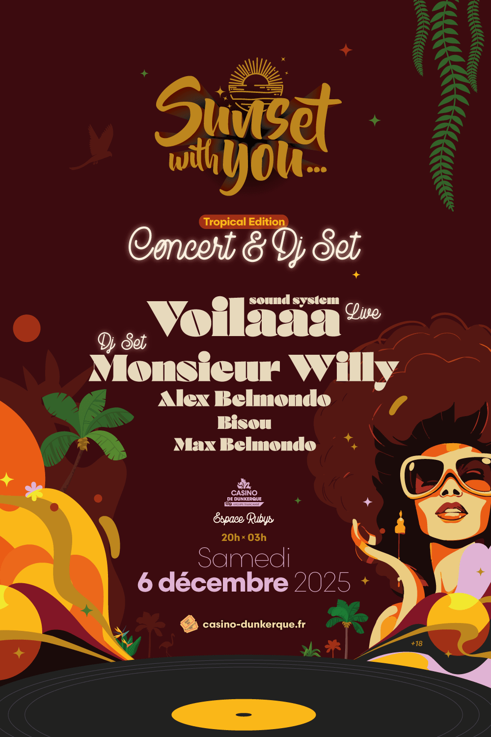 Sunset With You : Voilaaa Live + Monsieurwilly Dj Set Cover