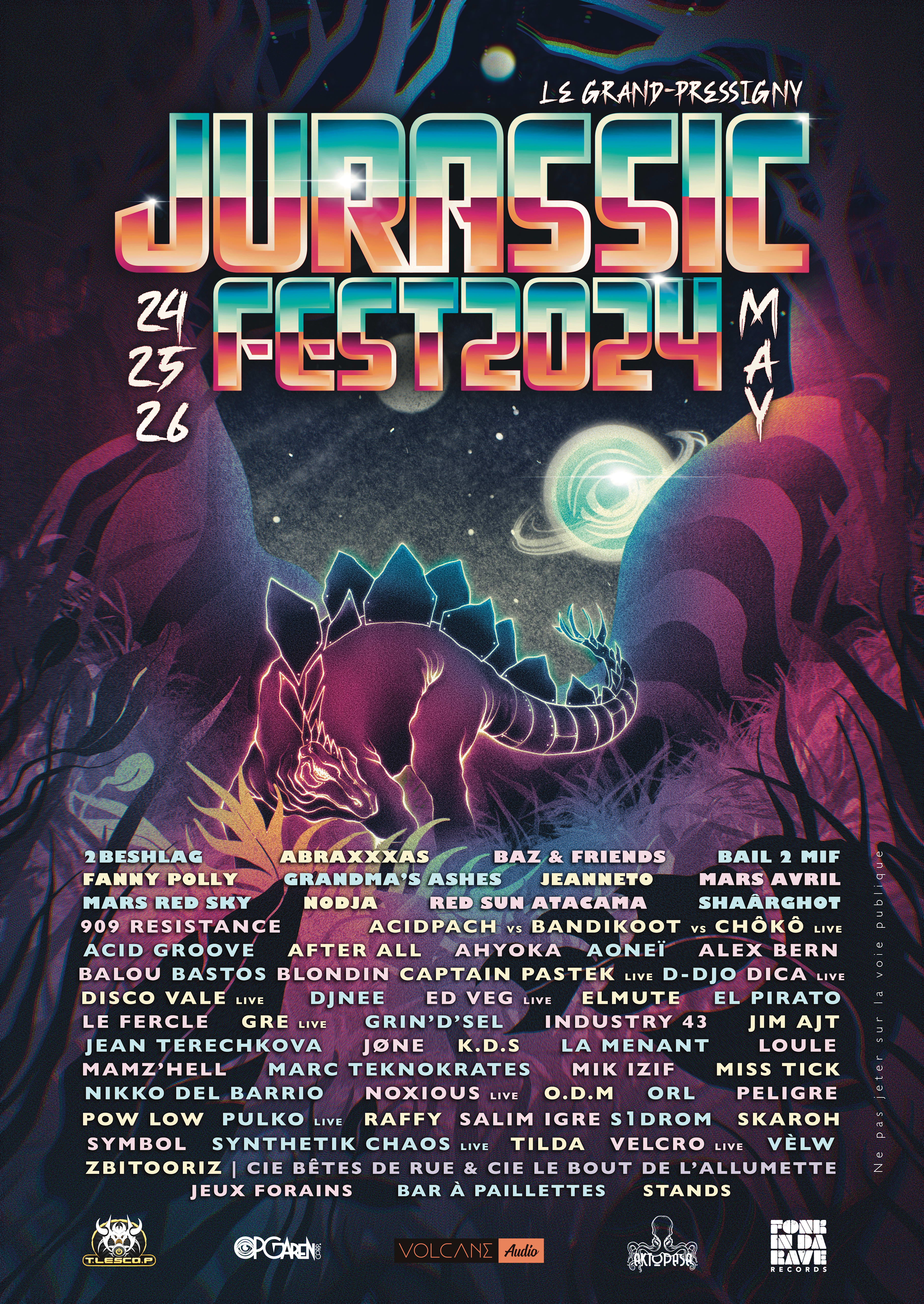 Jurassic Fest 2024 Cover