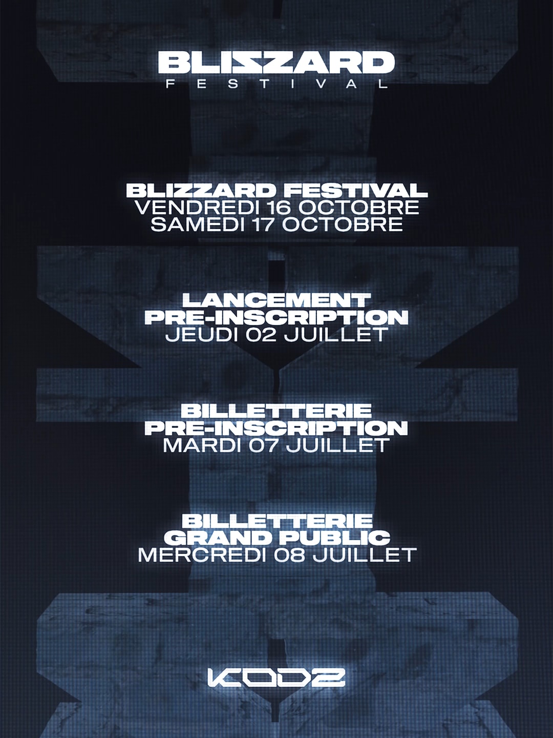 Blizzard Festival Cover