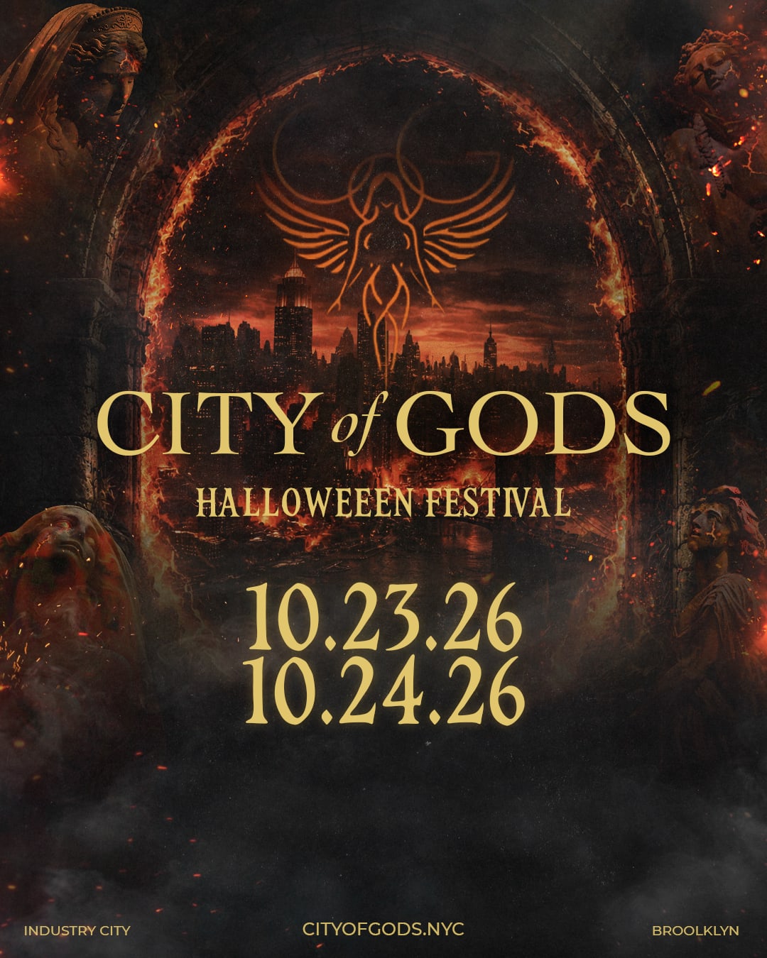 City Of Gods Halloween Festival 2026 Cover