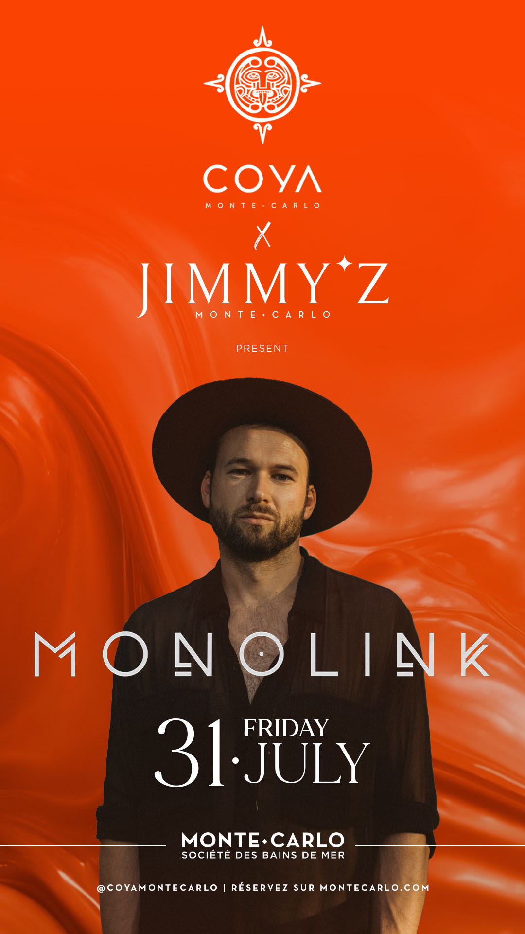 Monolink X Jimmy'z - 31.07.2026 Cover