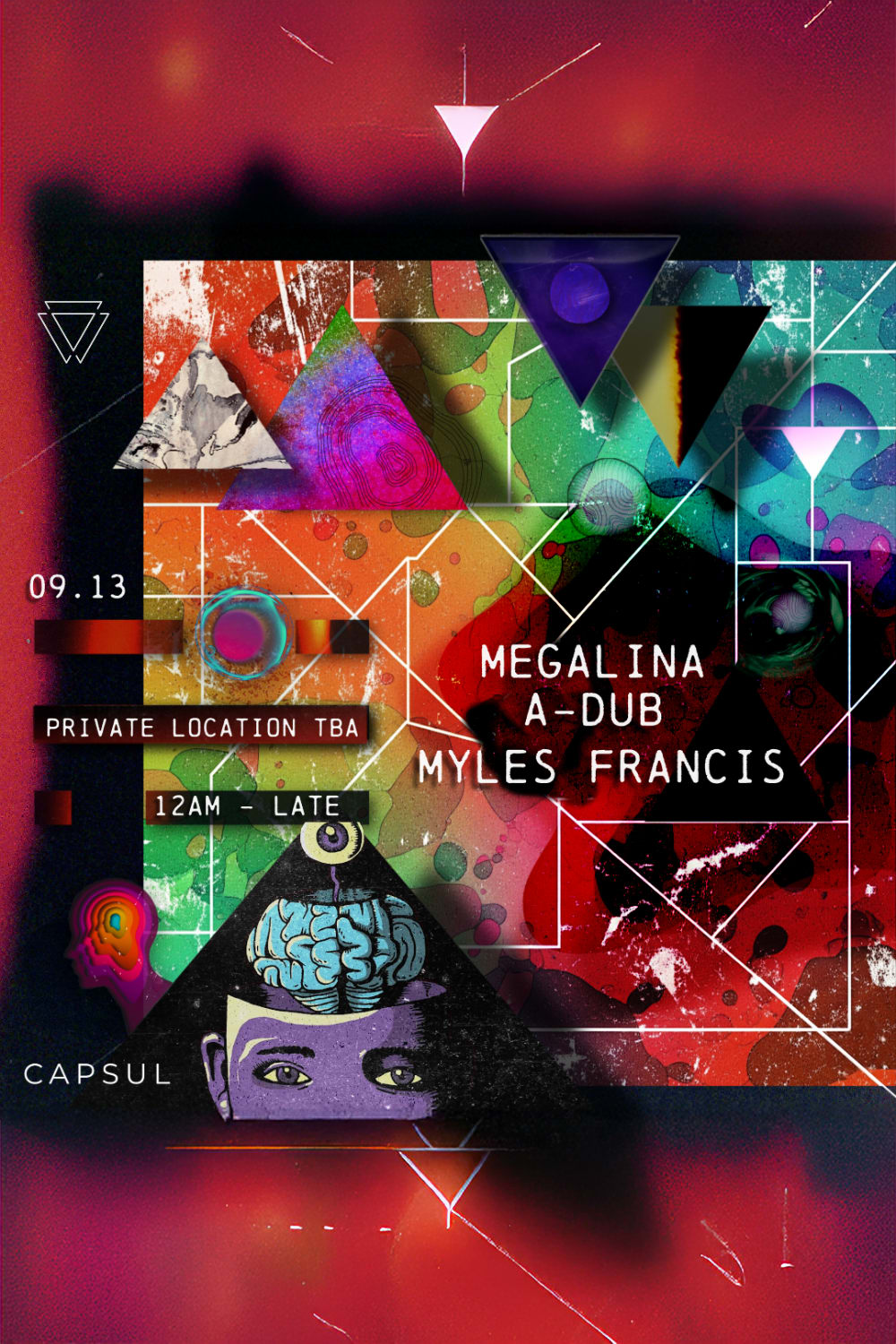 Capsul : Megalina, A-Dub, Myles Francis Cover