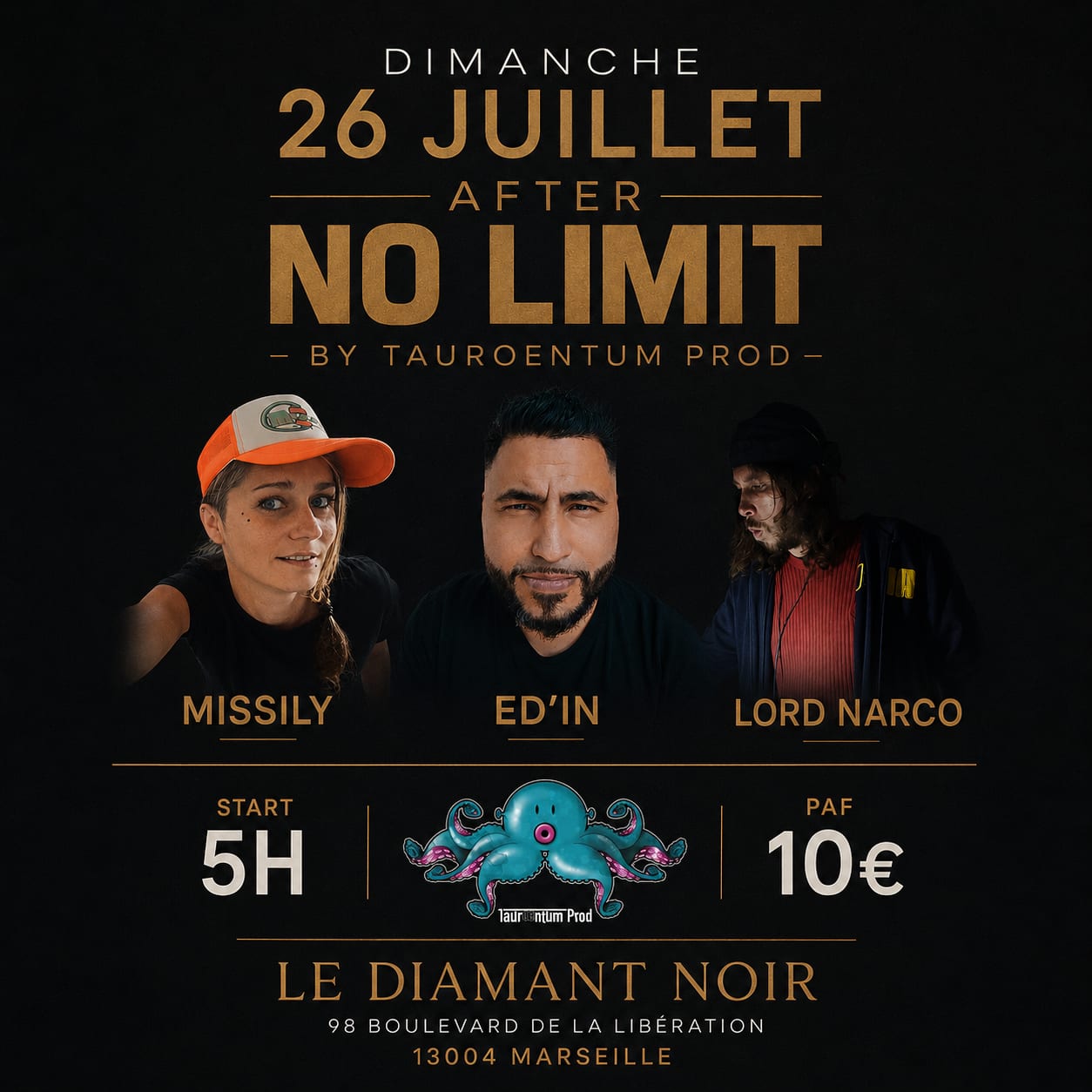 After Techno Marseille 26/07/2026 Cover