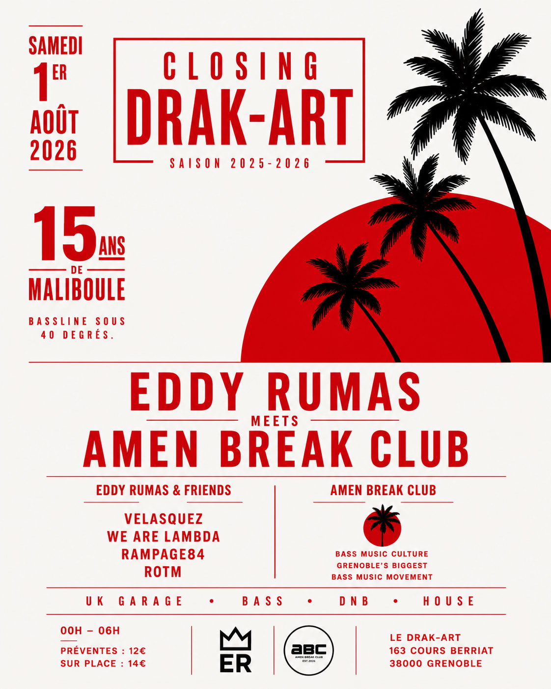 Closing Drak Art : Eddy Rumas Meets Amen Break Club Cover