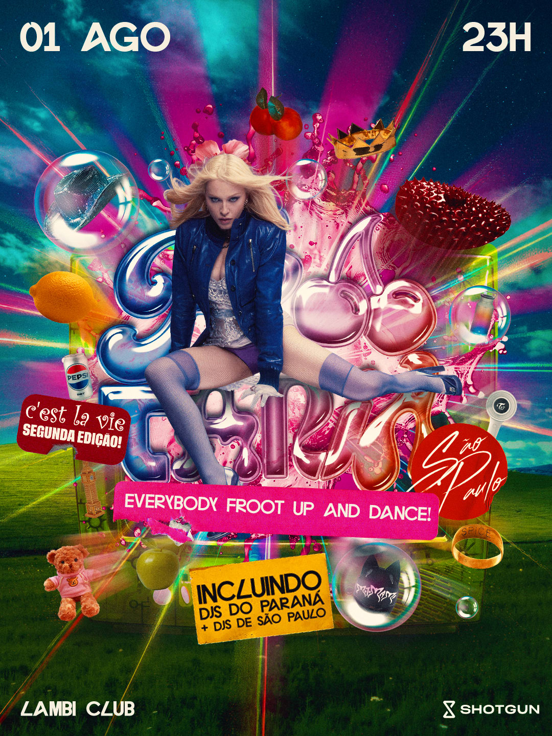 Frootaria São Paulo: Everybody Froot Up And Dance! Cover