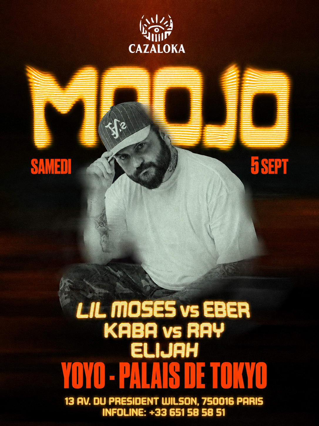 Moojo, Lilmoses B2b Eber, Kaba & Elijah| Cazaloka At Yoyo Cover