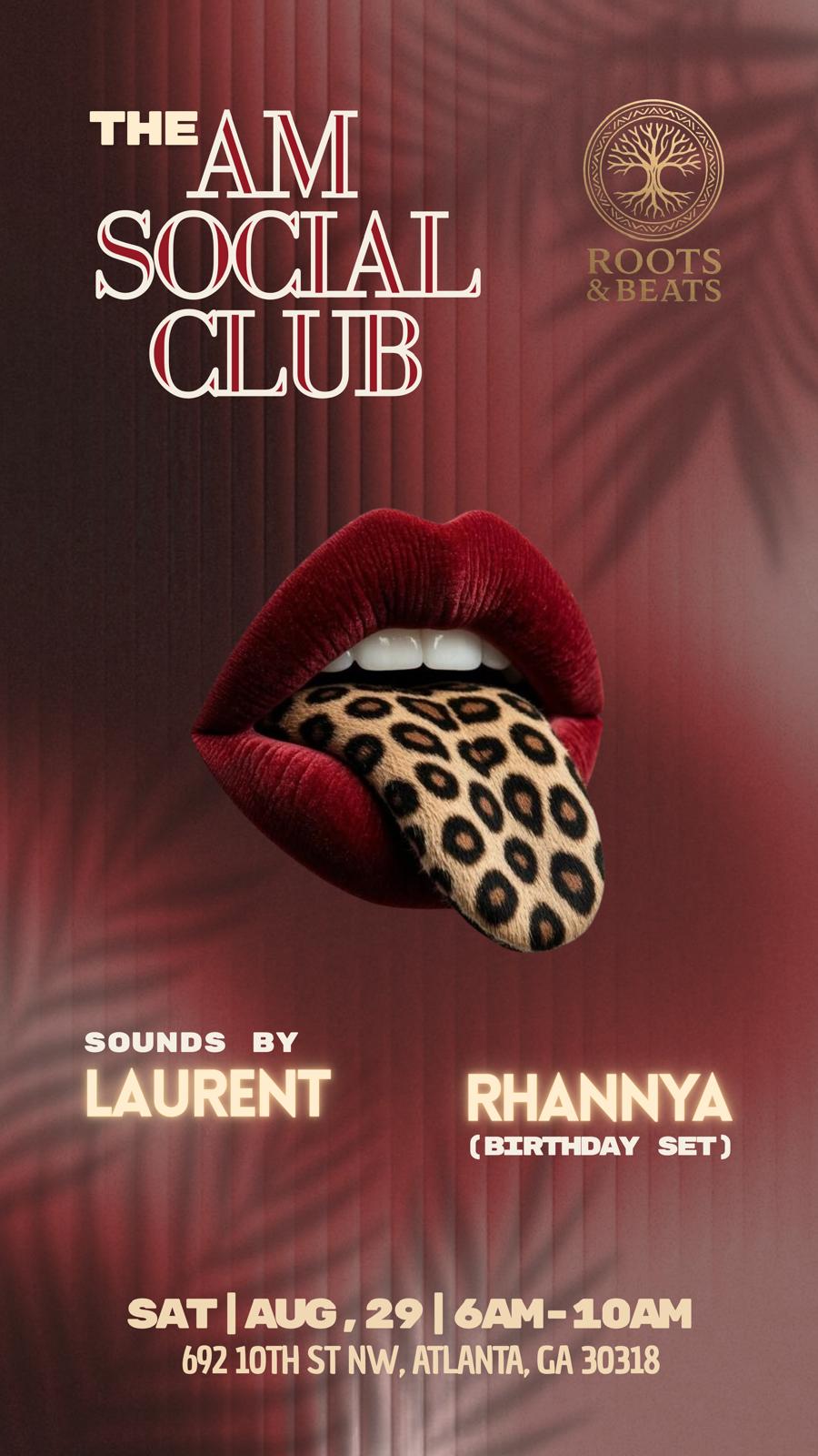 Am Social Club | Rhannya, Laurent Cover