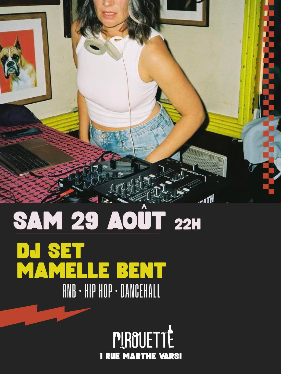 Dj Set Mamelle Bent / Sam 29 Août 22h Cover