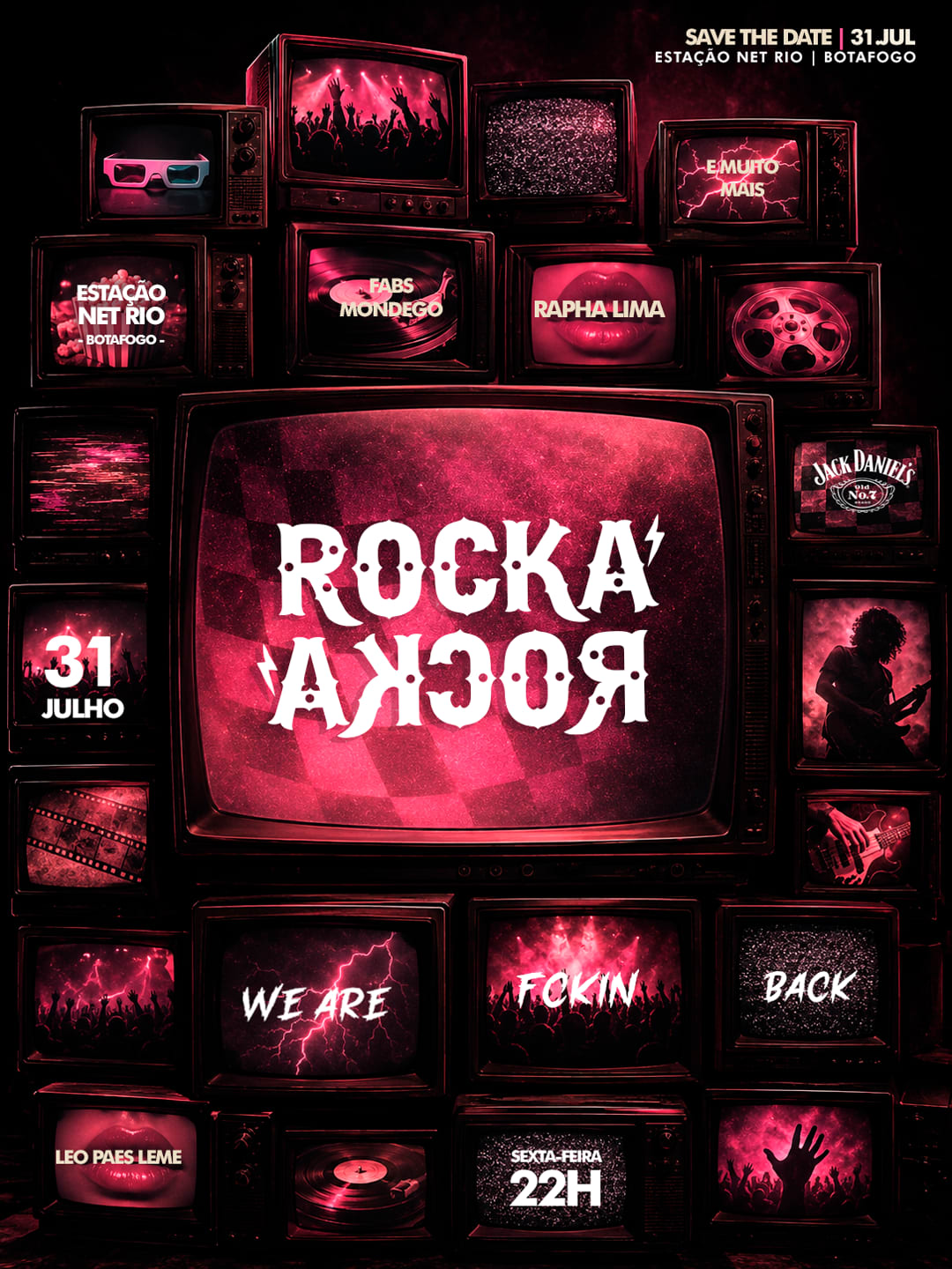 Rocka-Rocka | We Are Fckin' Back | Estação Net Rio Cover