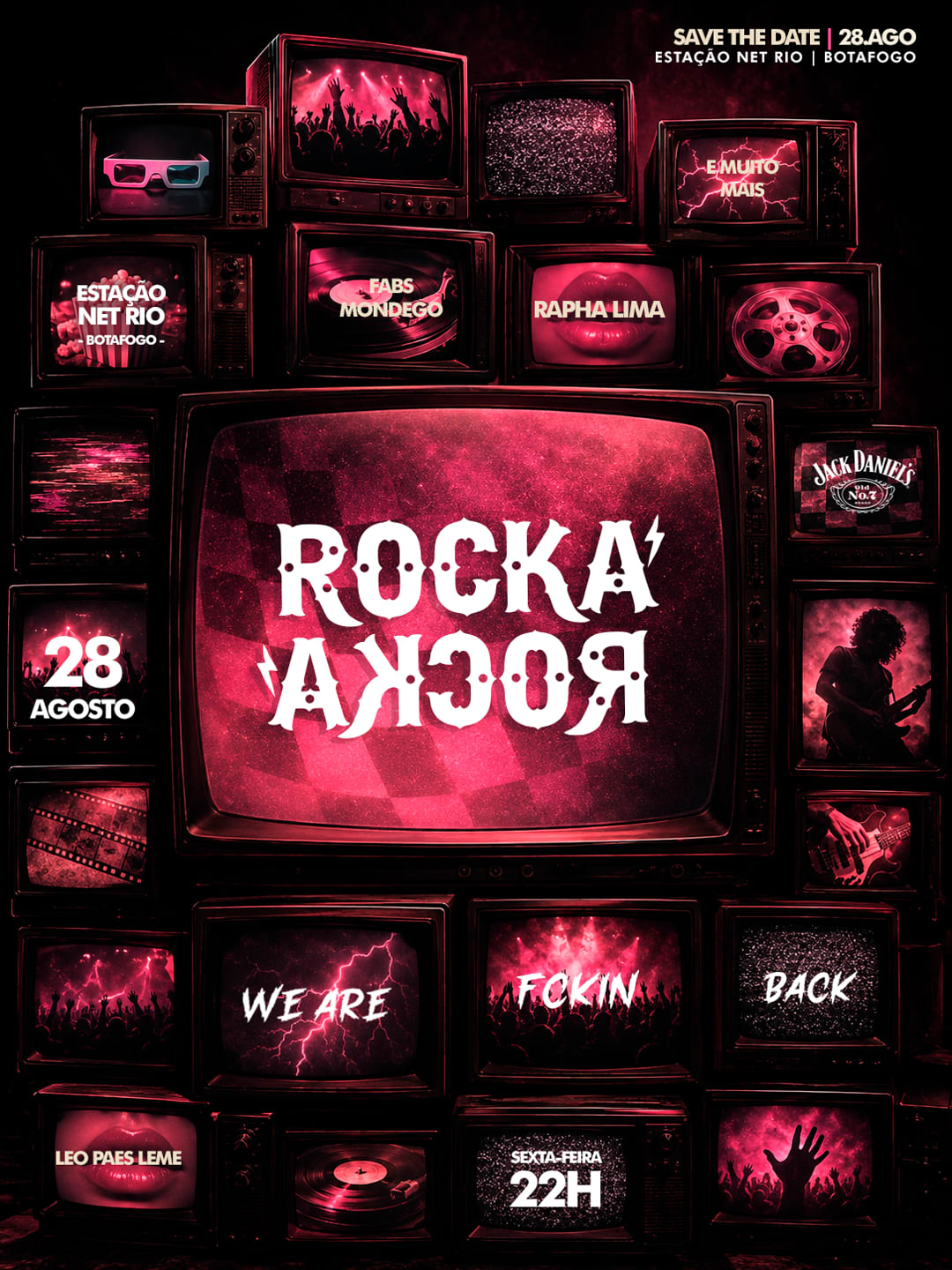 Rocka-Rocka | We Are Fckin' Back | Estação Net Rio Cover