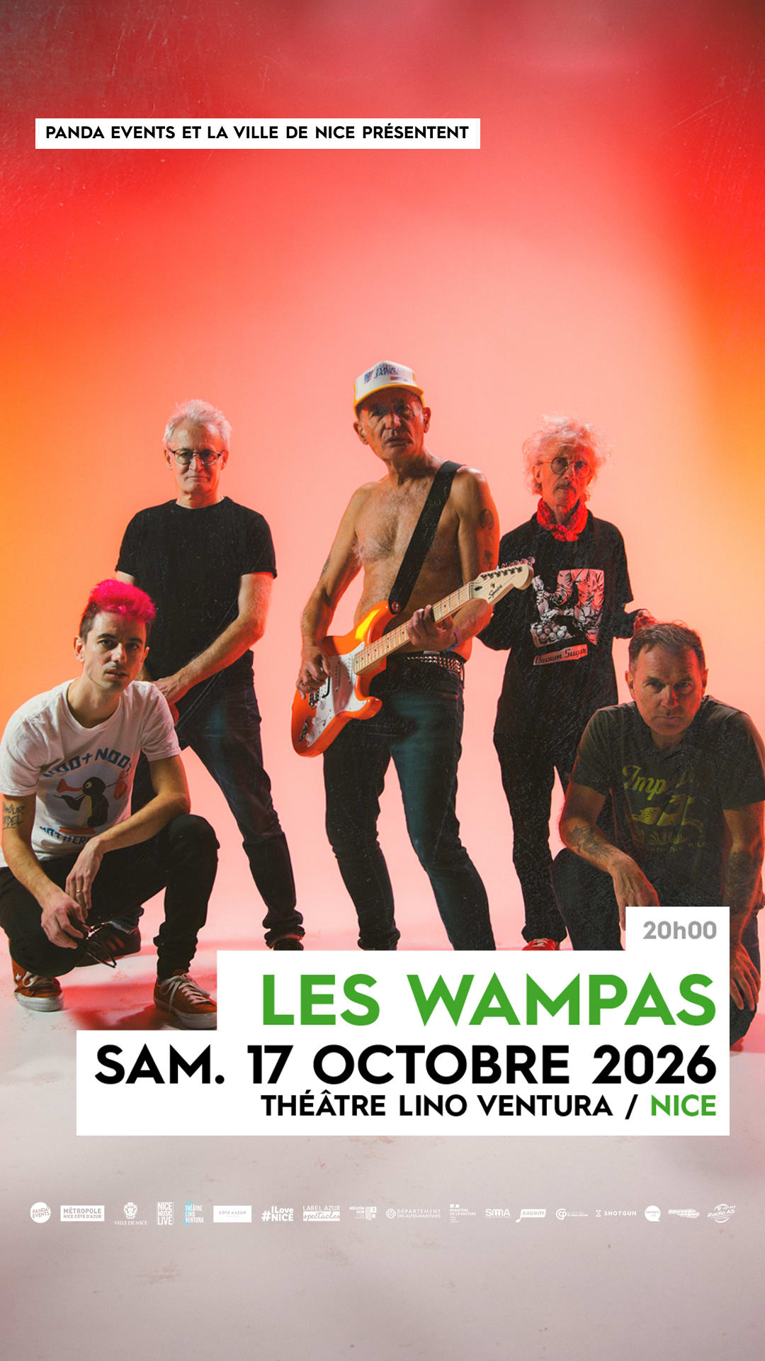 Les Wampas + Première Partie - Sam. 17 Oct. 2026 @ Nice Cover