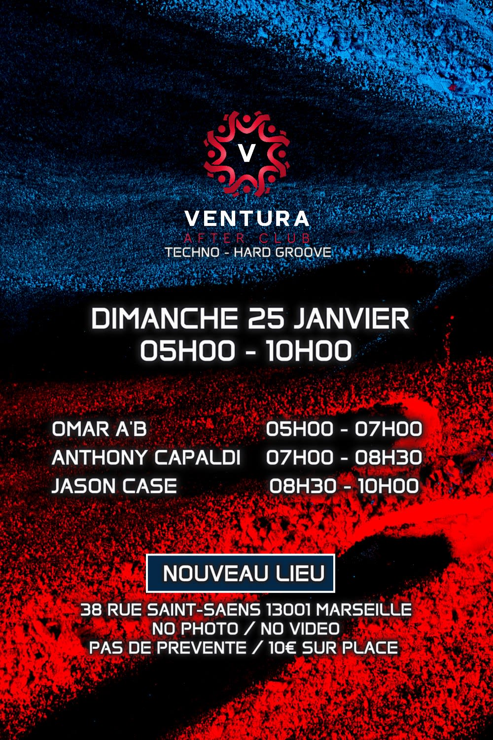 Ventura After Techno W/ Omar A'b, Antho Capaldi & Jason Case Cover