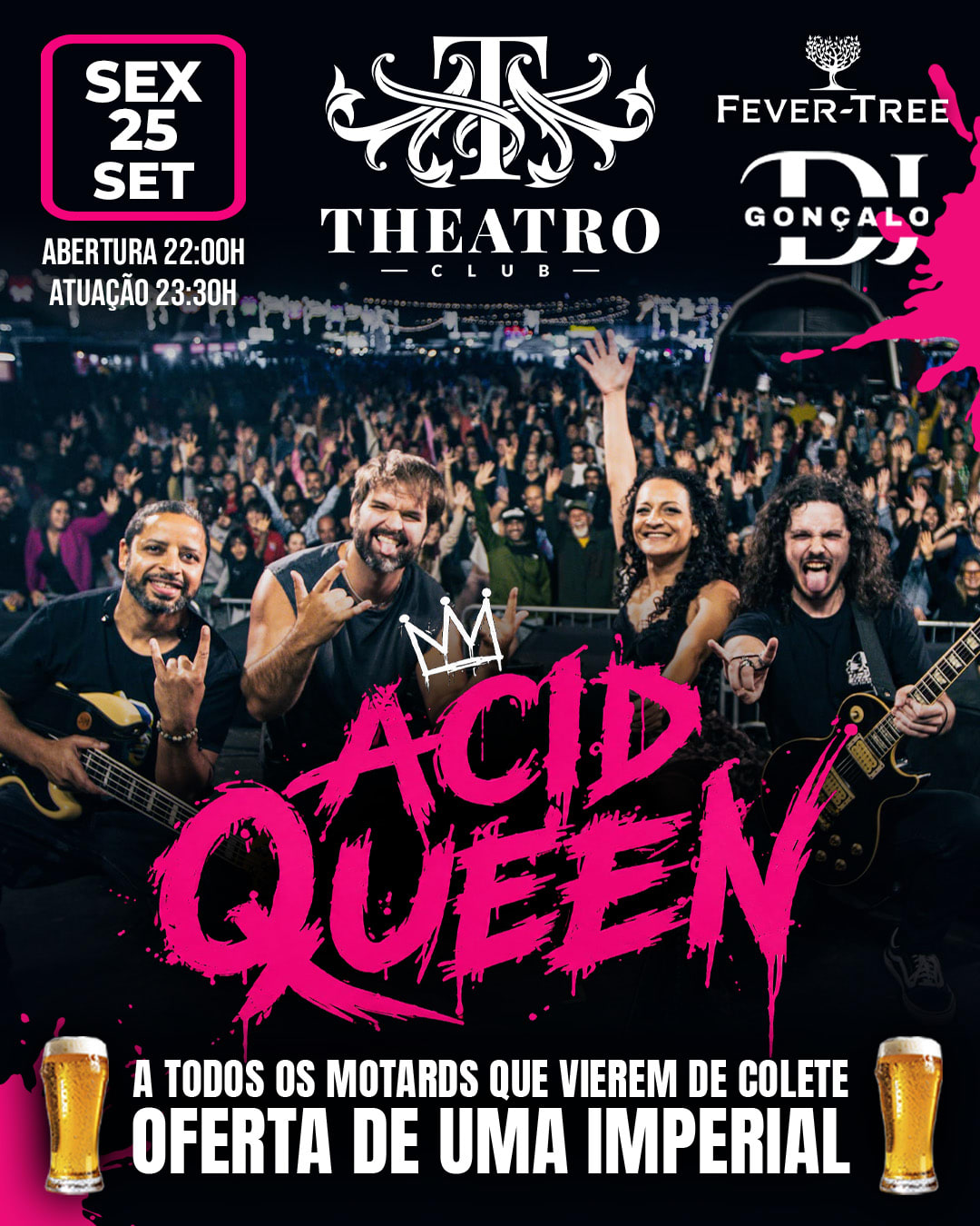 🎸🔥 Acid Queen No Theatro Club 🎸🔥 Cover