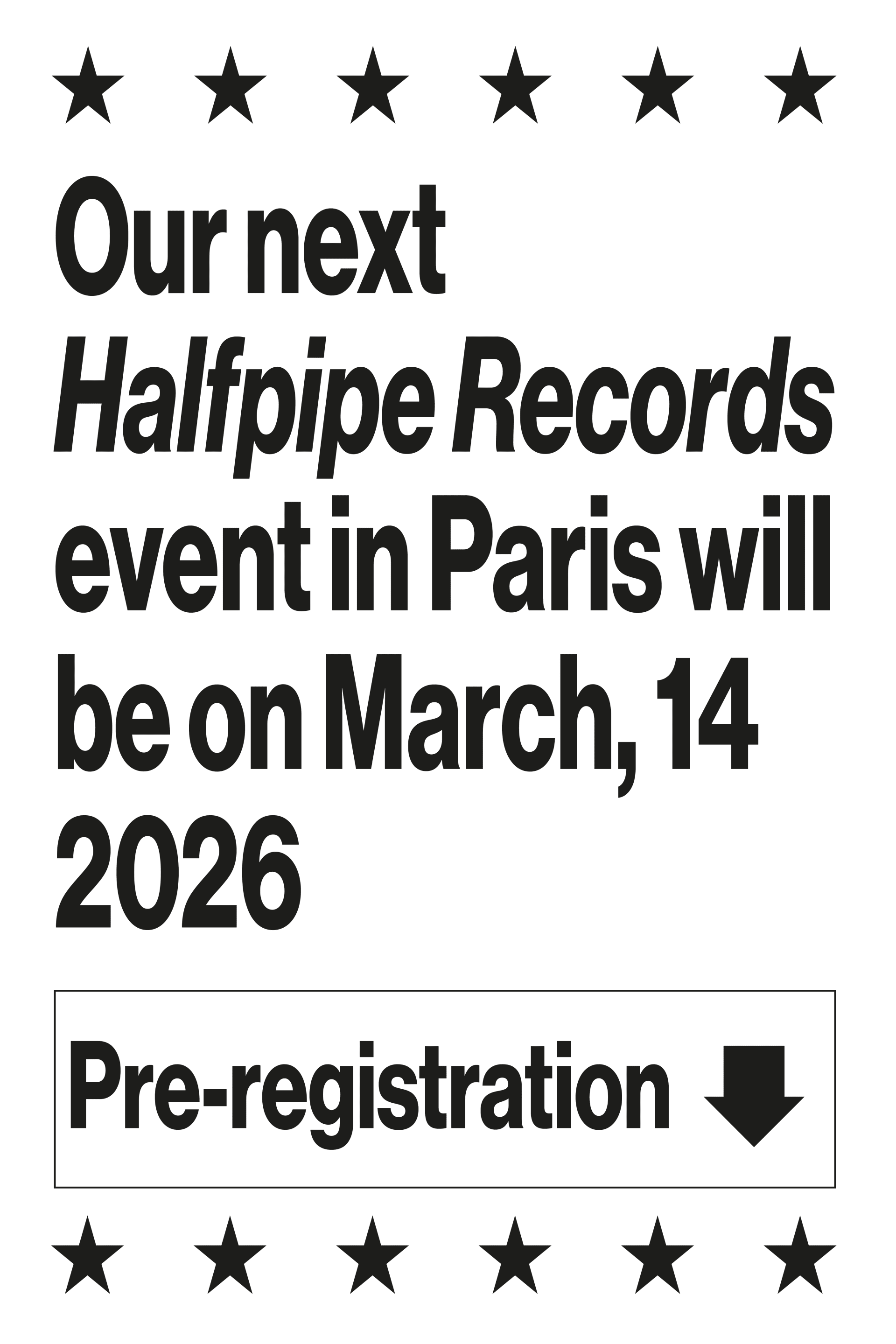 Halfpipe Records (Special Show 2026) Cover