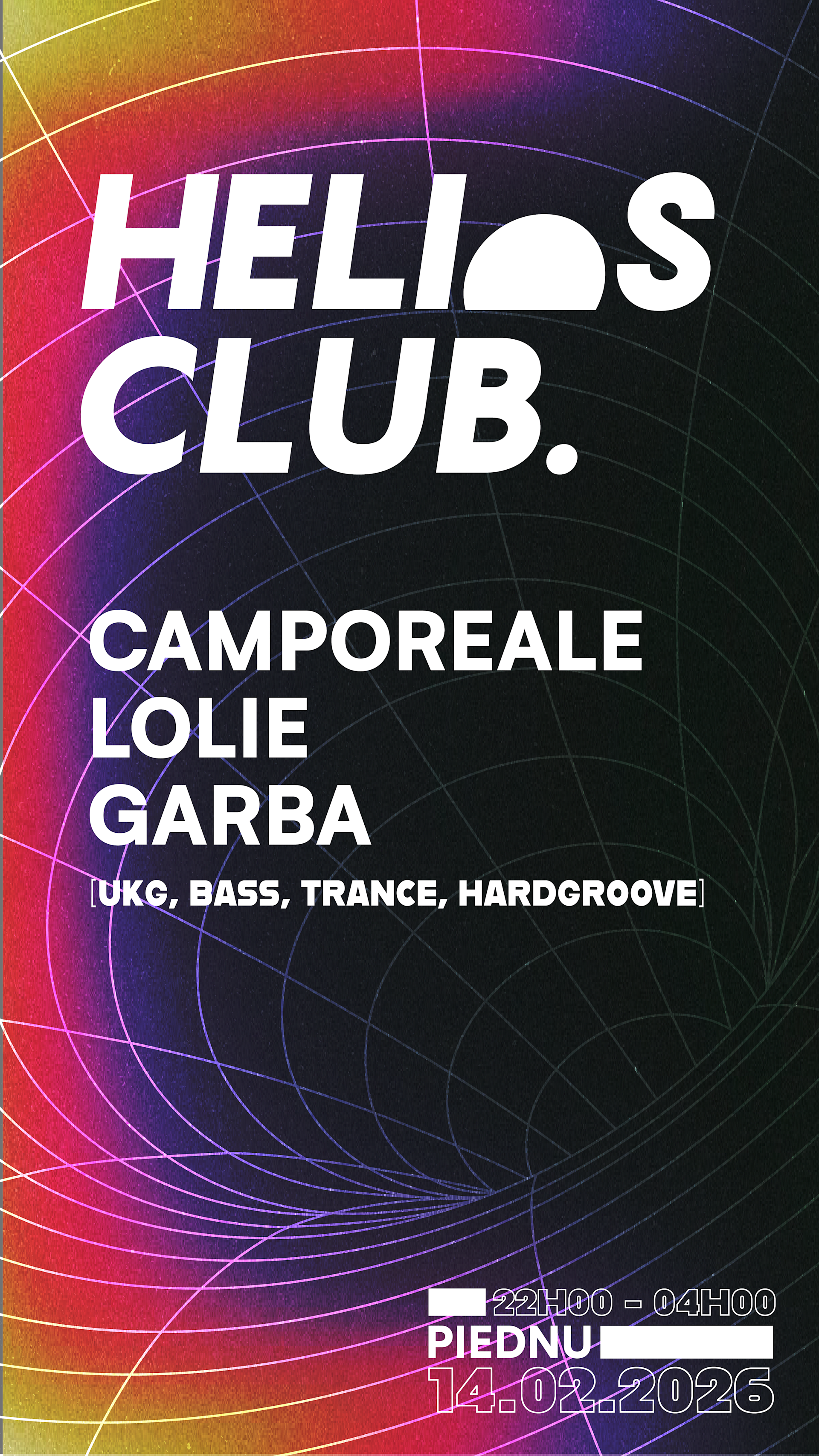 Helios Club W/ Camporeale, Lolie, Garba Cover
