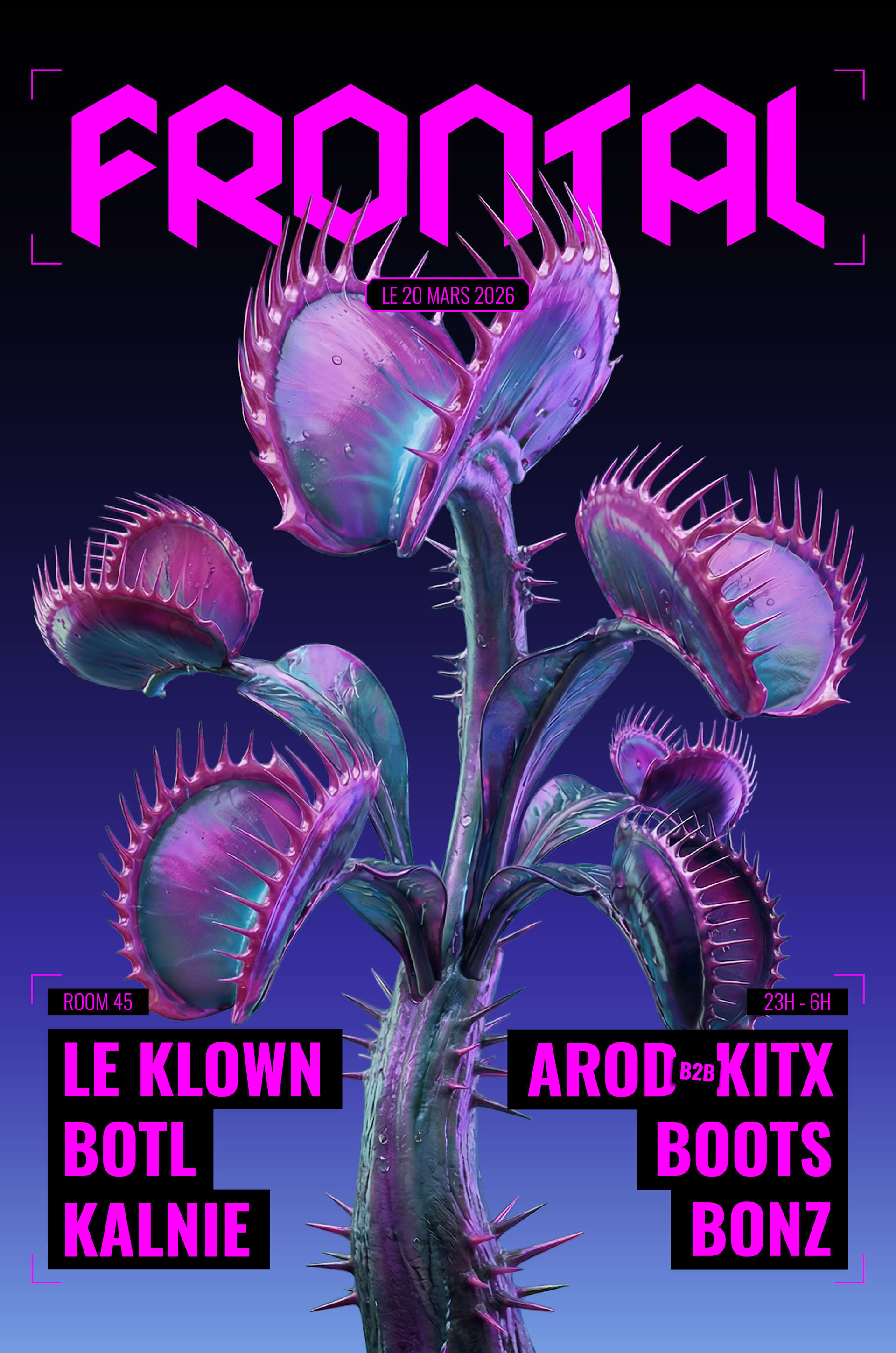 Frontal : Le Klown, Botl, Kalnie, Arod, Kitx, Boots, Bonz Cover