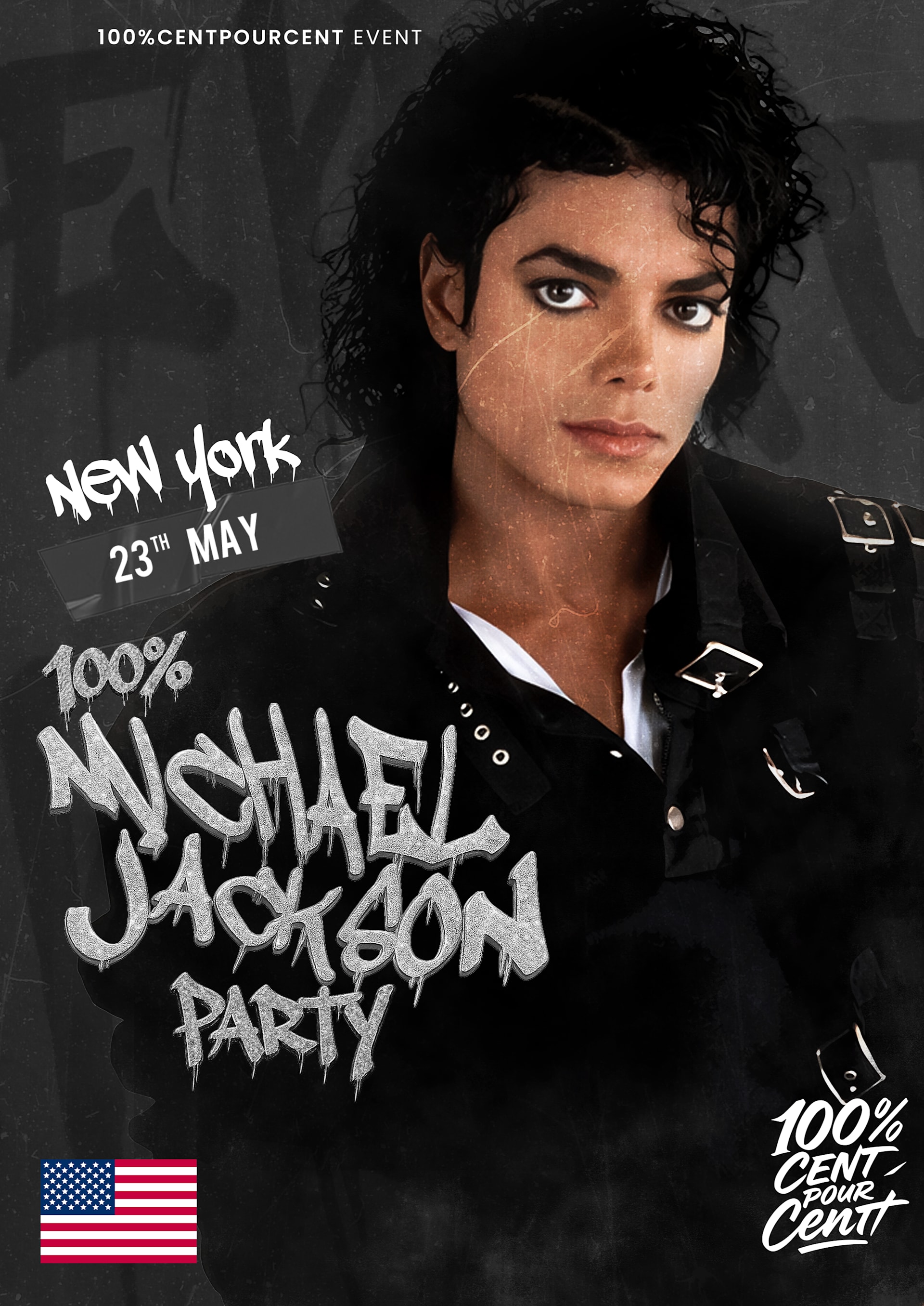 100% Michael Jackson Party !! (New York) Cover