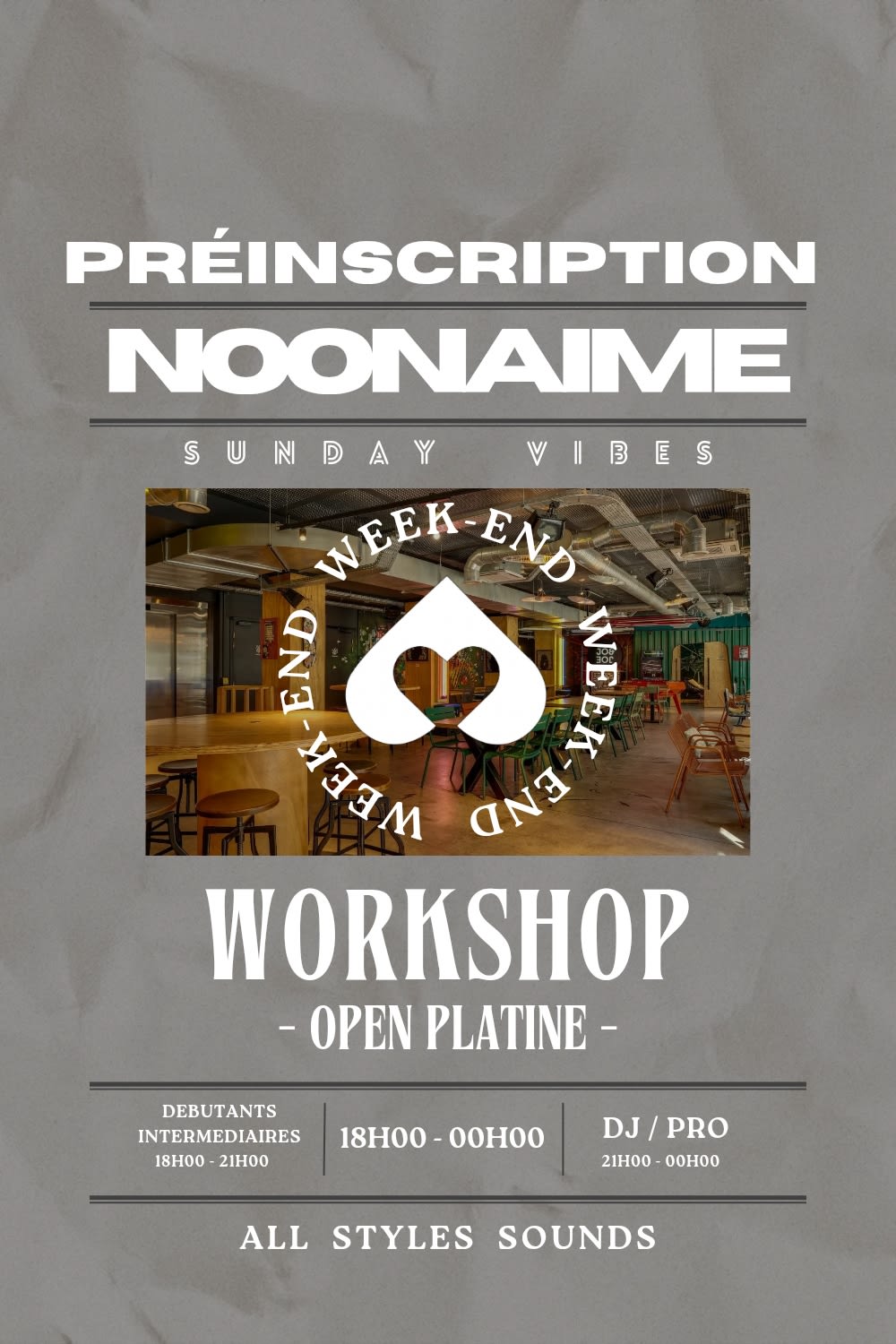 Noonaime Workshop Sunday Cover