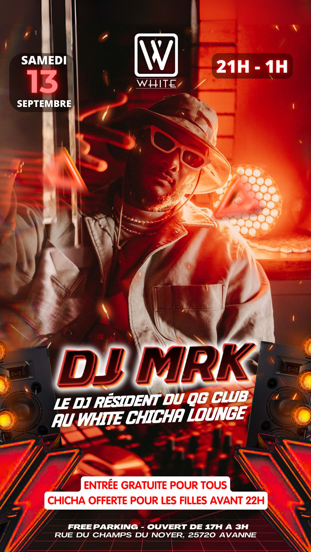 Dj Mrk Au White Chicha Lounge Cover