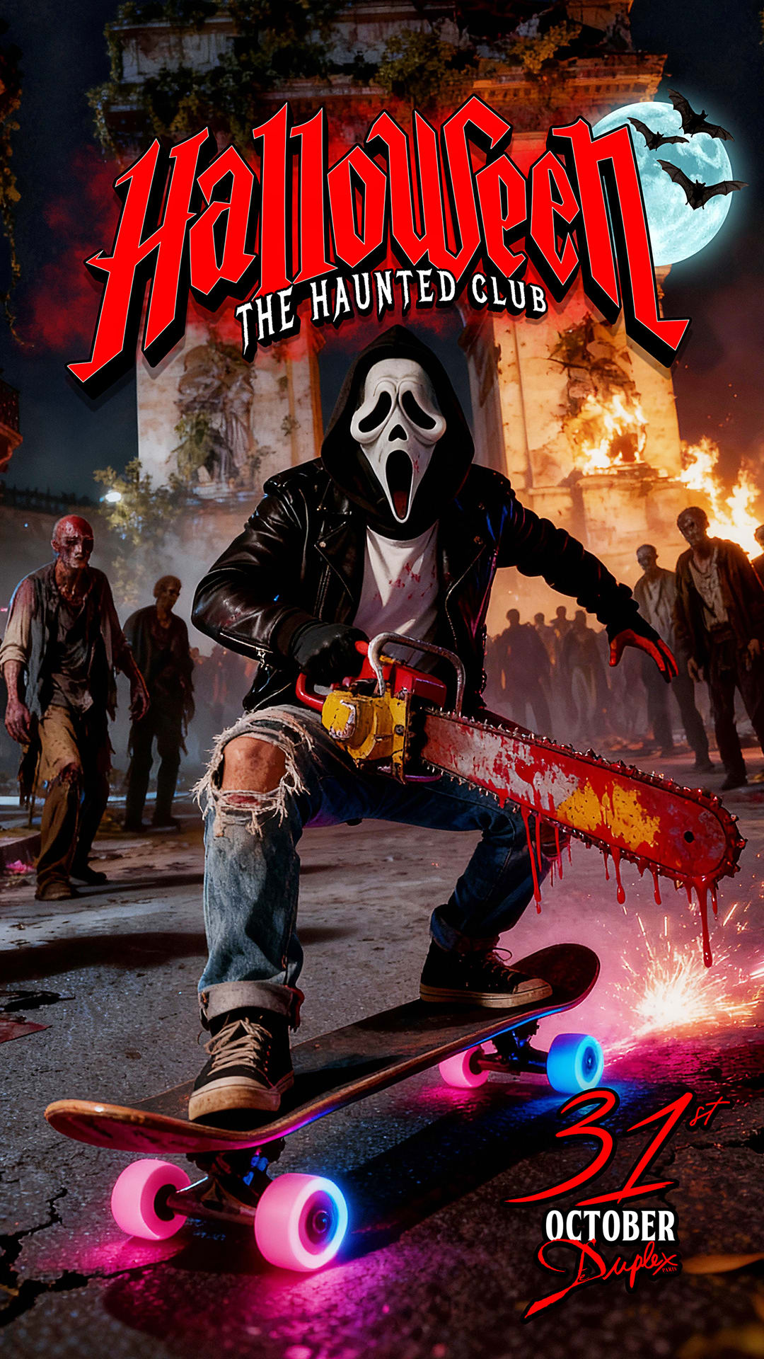 Halloween...The Haunted Club ! 31.10 Cover