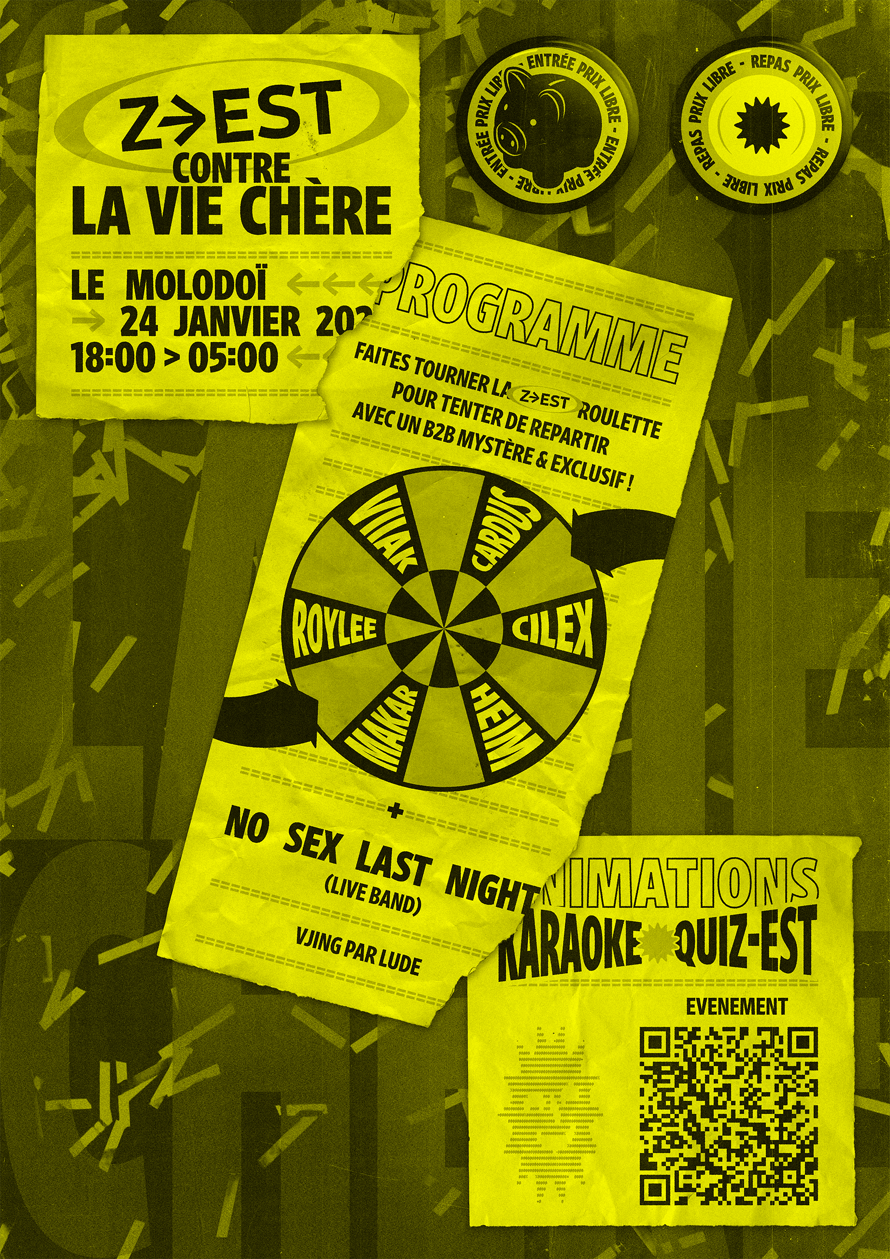 Z•Est Contre La Vie Chère 2026 Cover