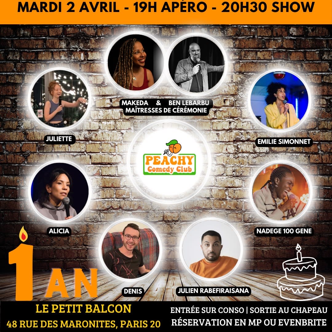 Stand Up Peachy Comedy Club Cover