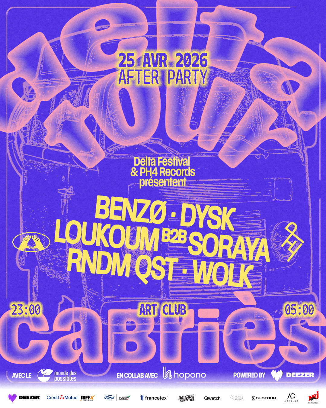 Ph4 Records Présente: After Delta Tour Cabriès Cover