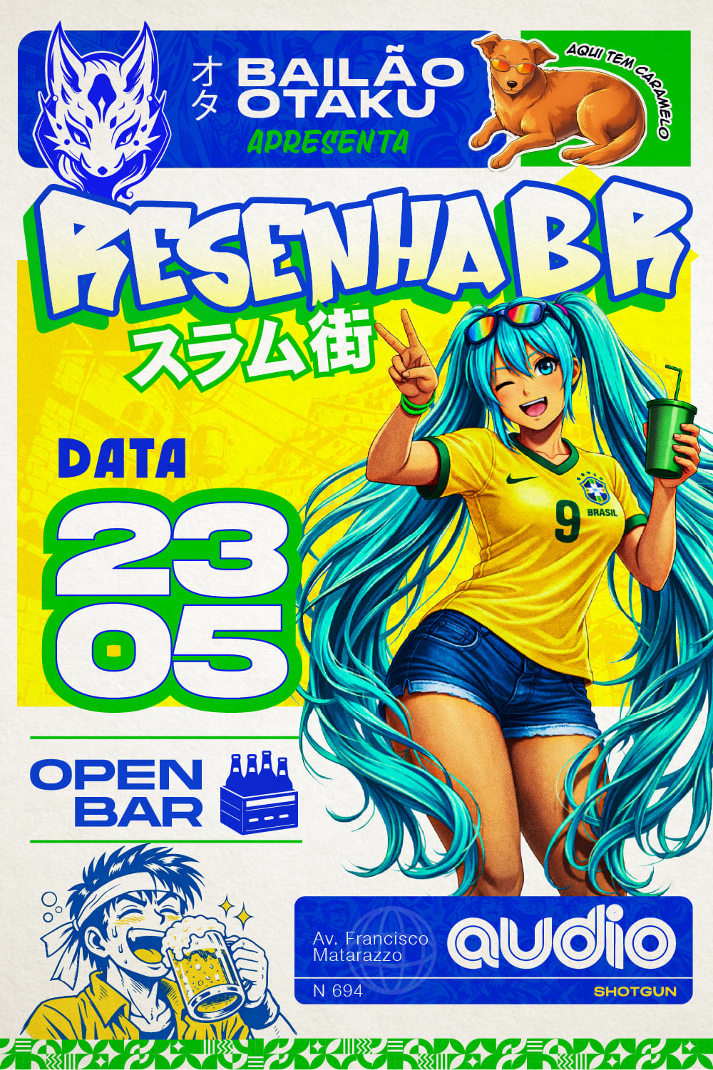 Bailão Otaku - 13 Edição - Resenha Br - Open Bar Cover
