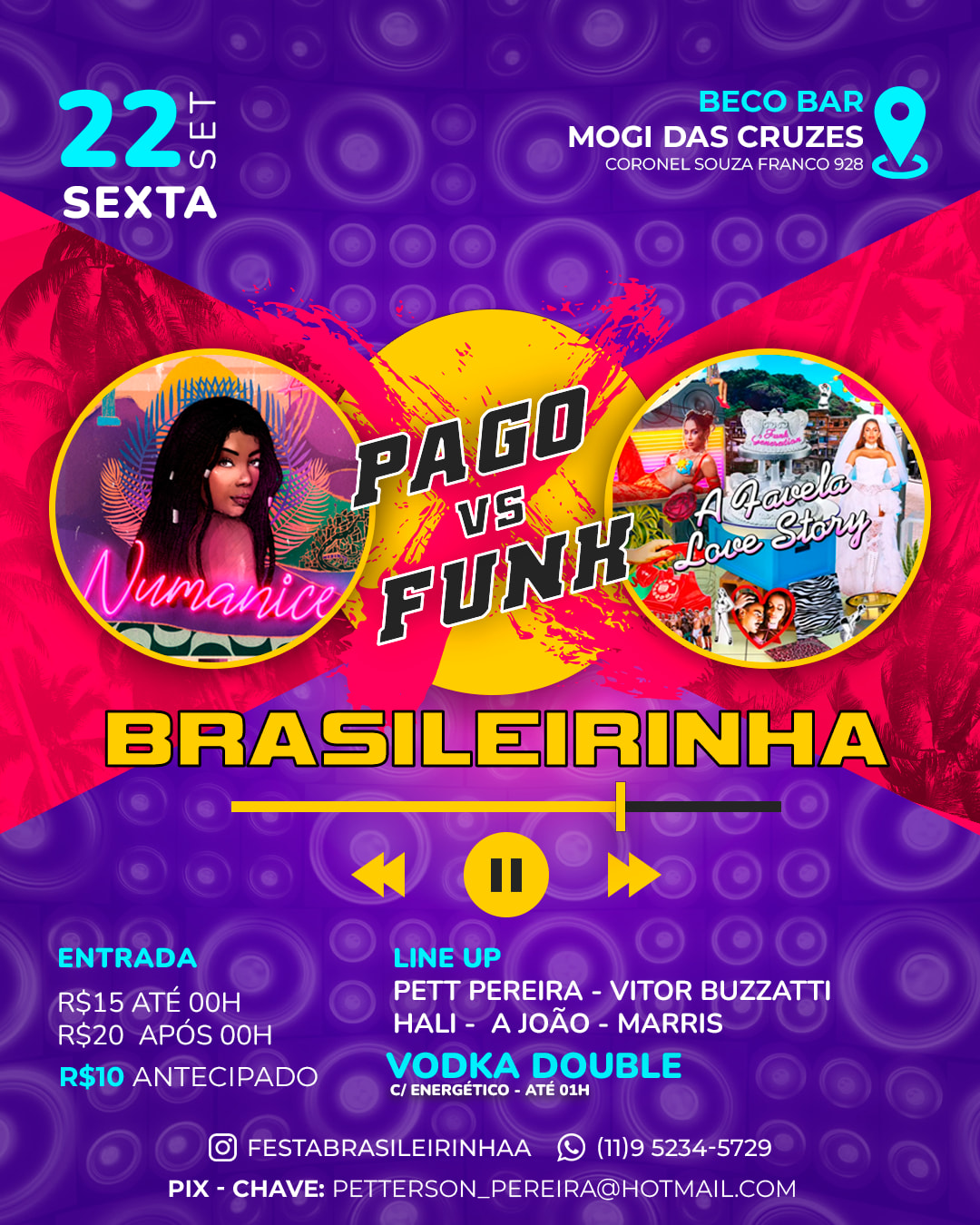 Pagofunk Da Brasileirinha 22/09 Sexta Feira Cover