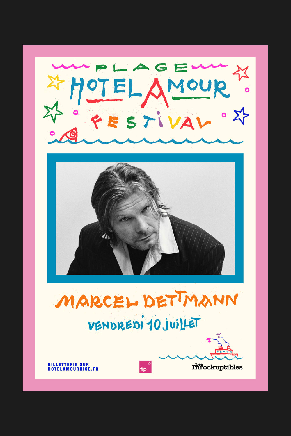Marcel Dettmann À La Plage De Hotel Amour Cover