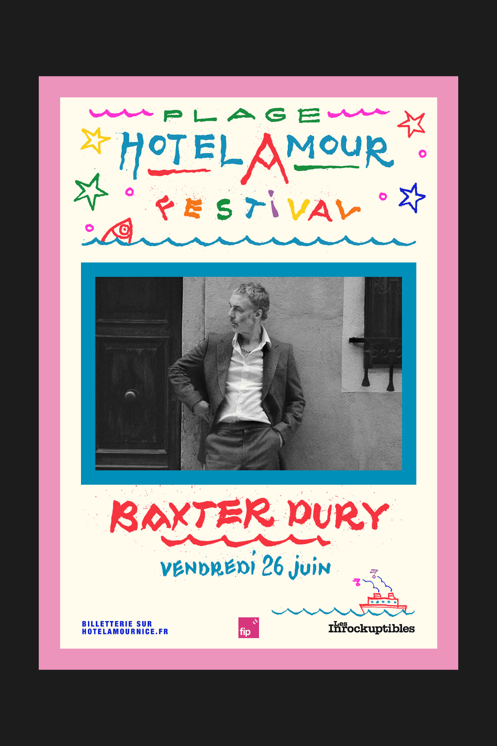 Baxter Dury À La Plage De L'hotel Amour Cover