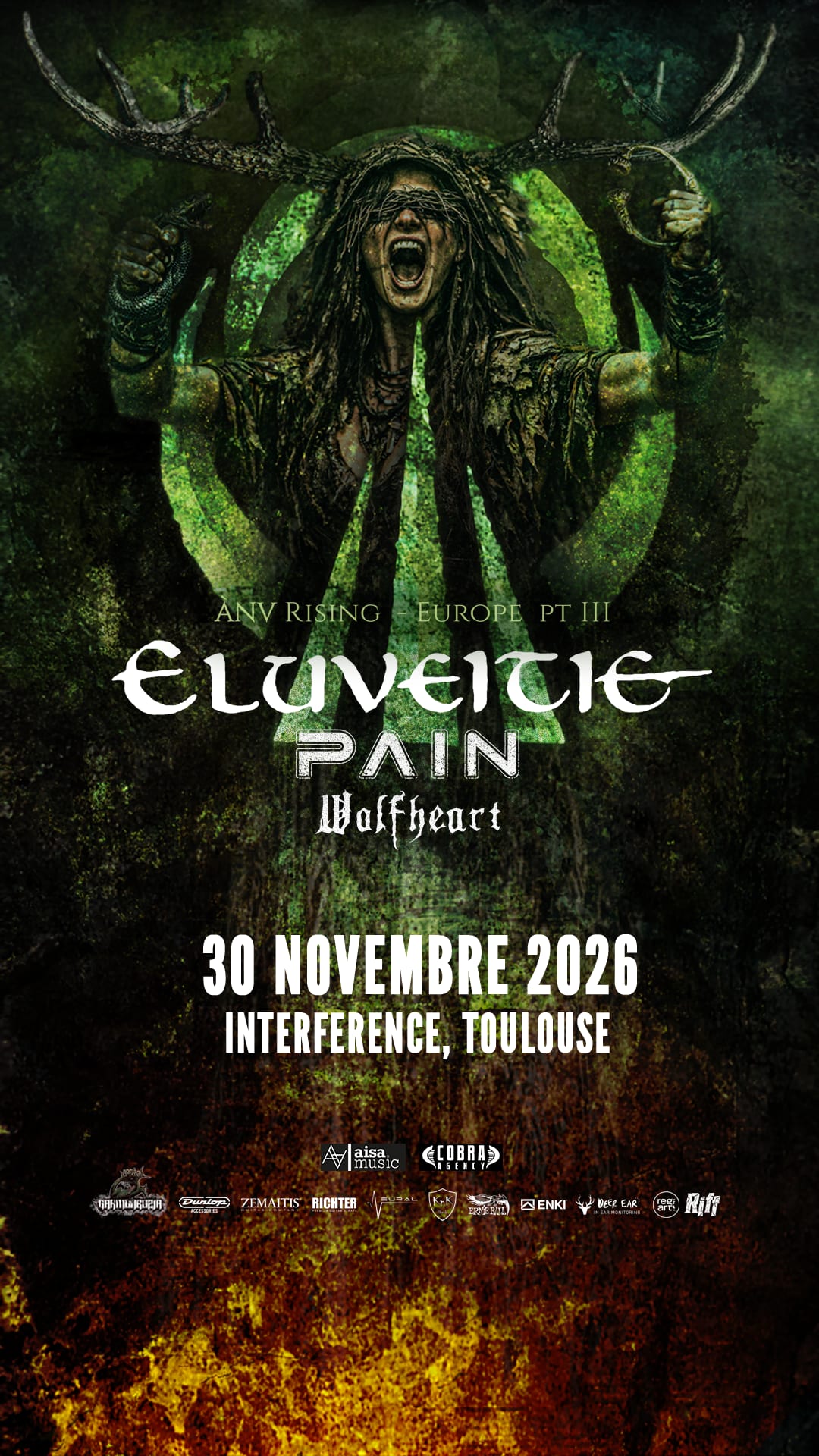 Eluveitie + Pain + Wolfheart Cover